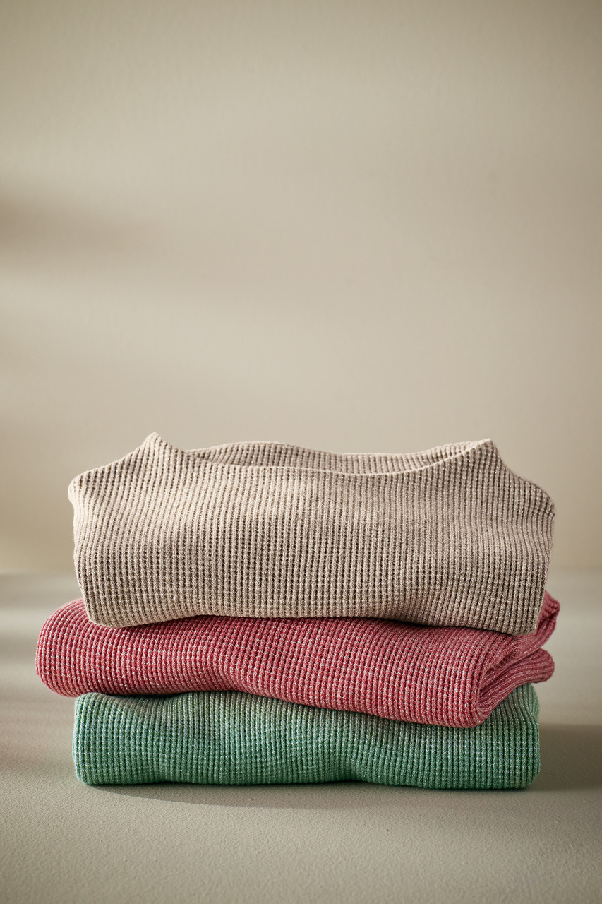 Melina Waffle Pullover