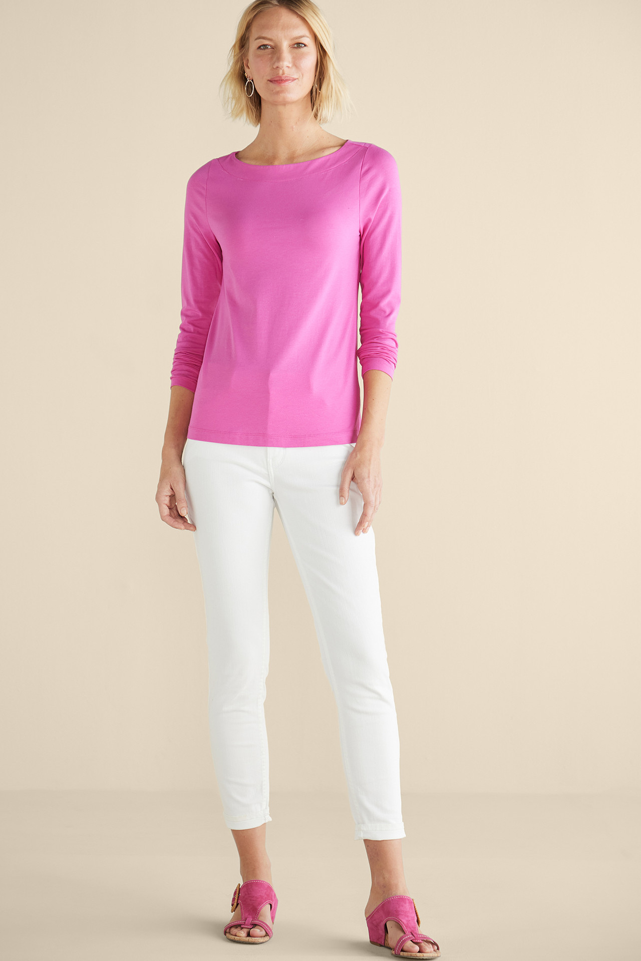 SoftEssential™ Supima Long Sleeve Tee I