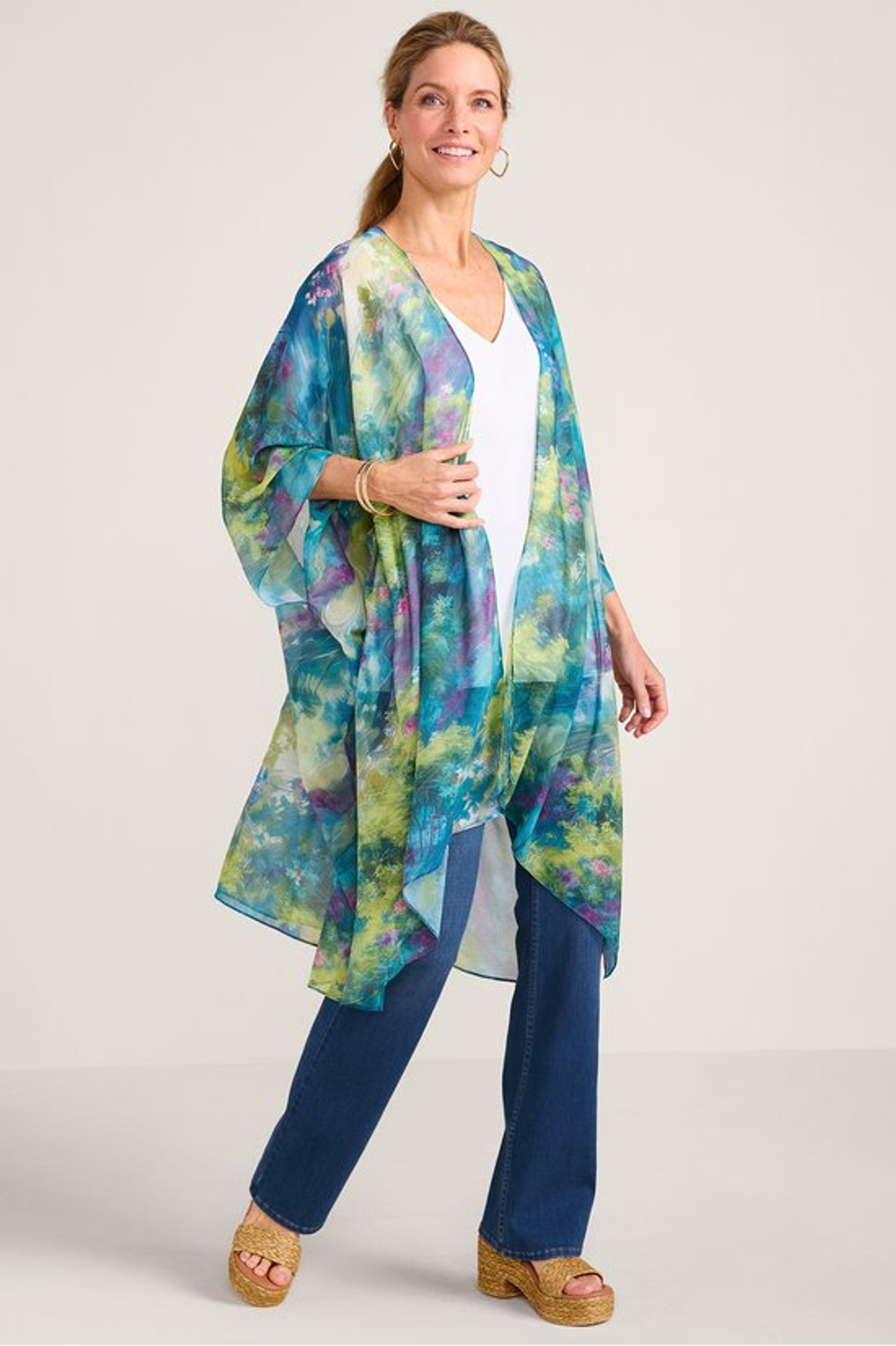 Monet's Garden Topper