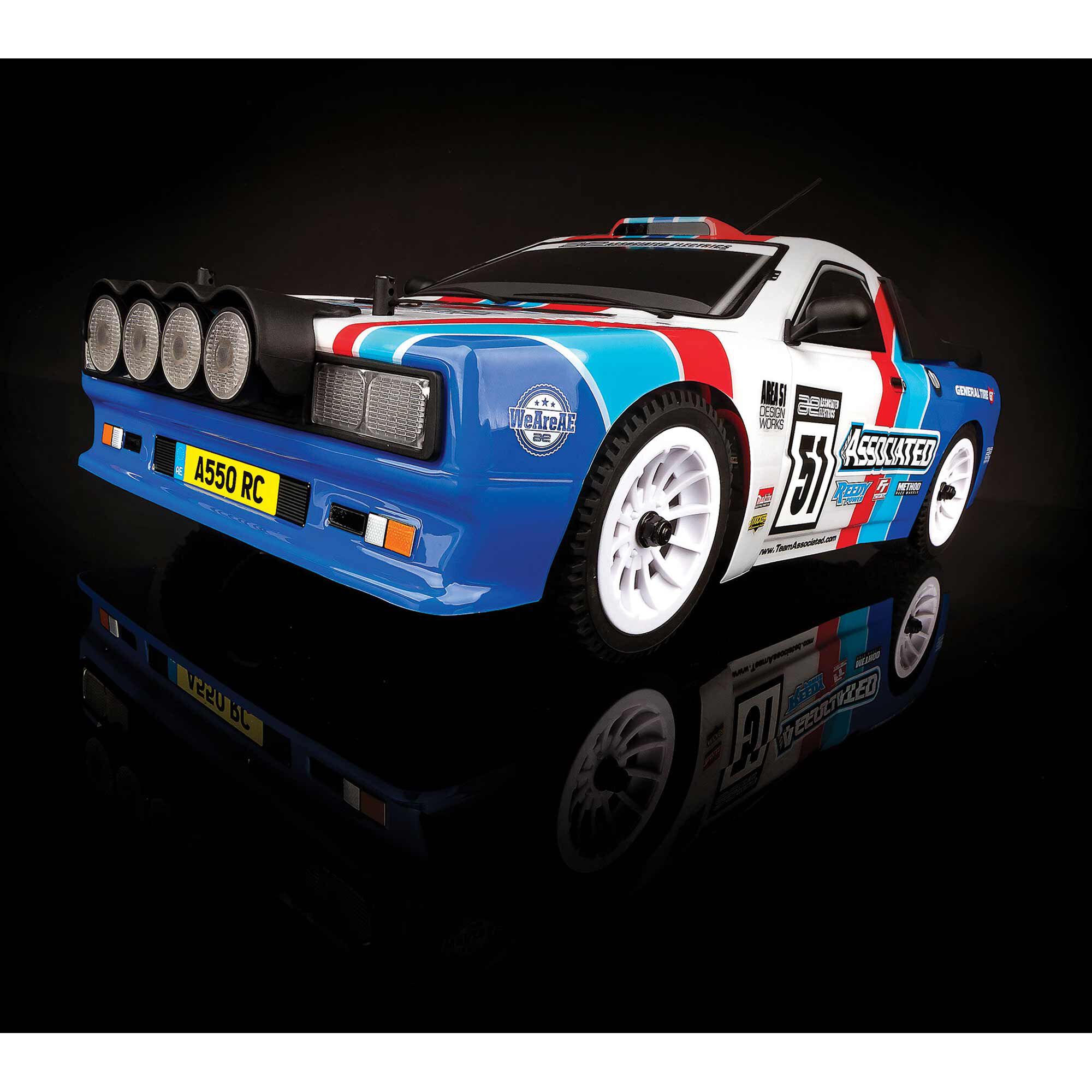 Team Associated 1/10 Apex2 Sport, A550 Rally Car RTR, LiPo Combo