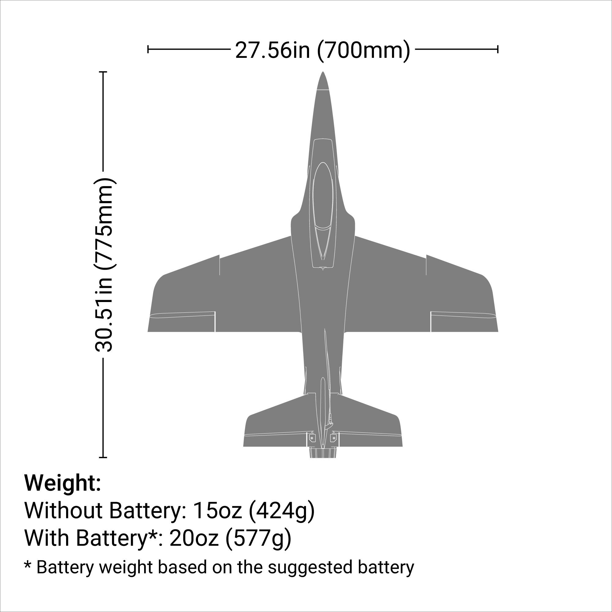 E-flite Habu SS (Super Sport) 50mm EDF Jet BNF Basic with SAFE Select and AS3X