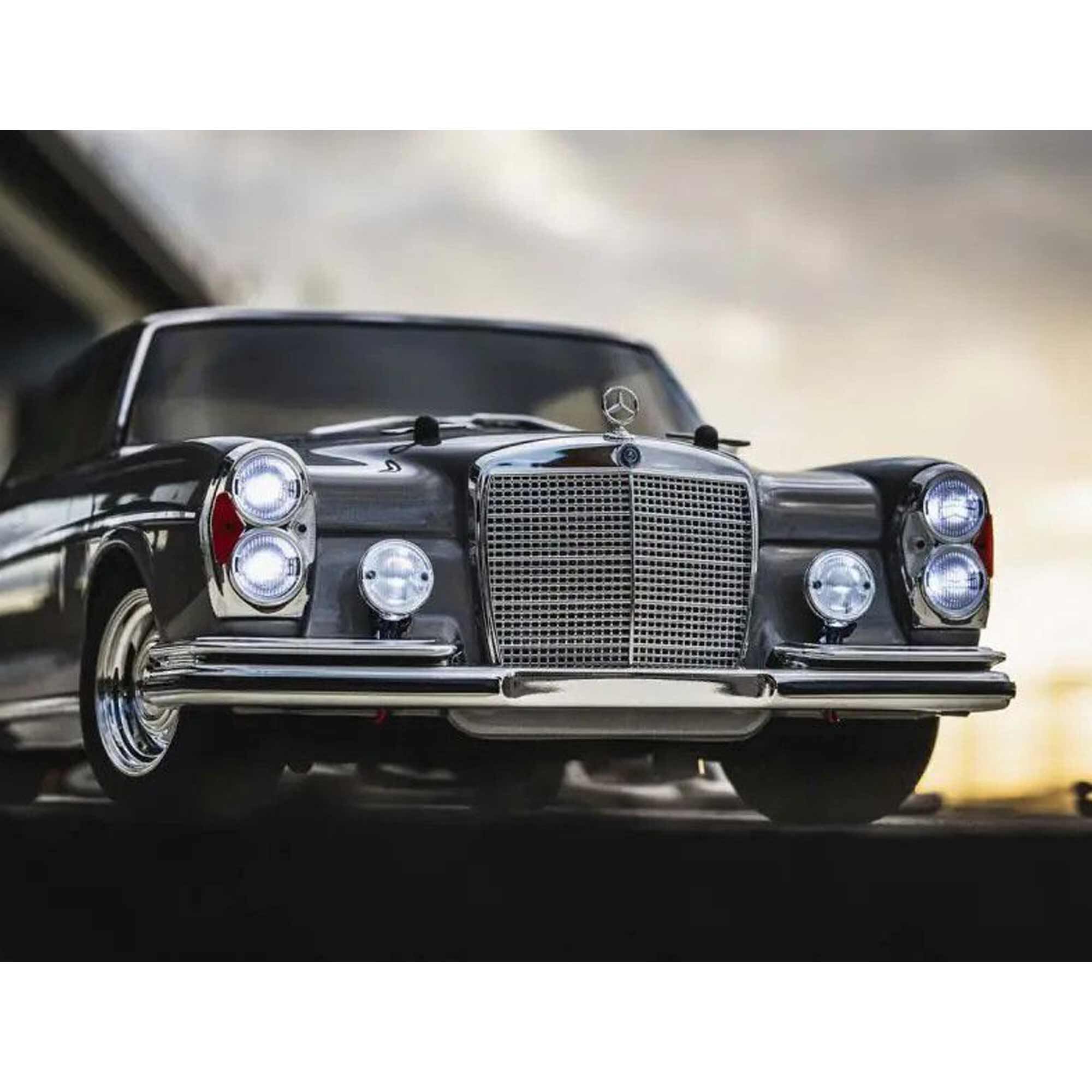 Kyosho 1/10 1971 Mercedes-Benz 300 SEL 6.3 Fazer Mk2 FZ02 Brushed 4x4 On-Road Touring RTR, Beige Gray
