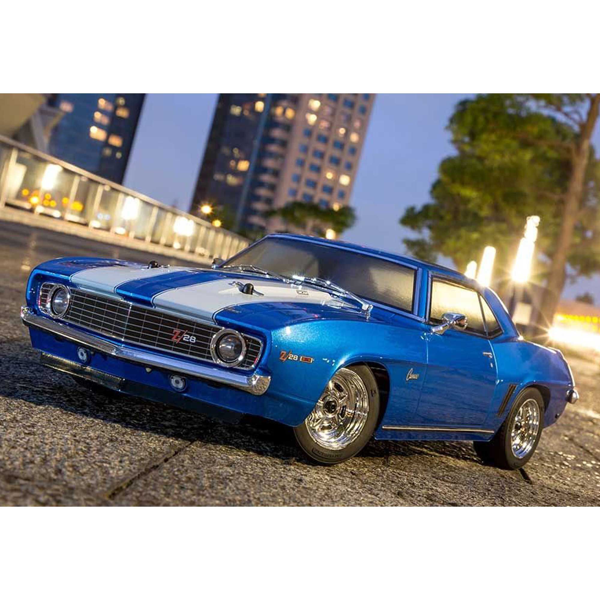 Kyosho 1/10 Fazer Mk2 1969 Chevy Camaro Z/28 4x4 Electric Touring RTR, Le Mans Blue