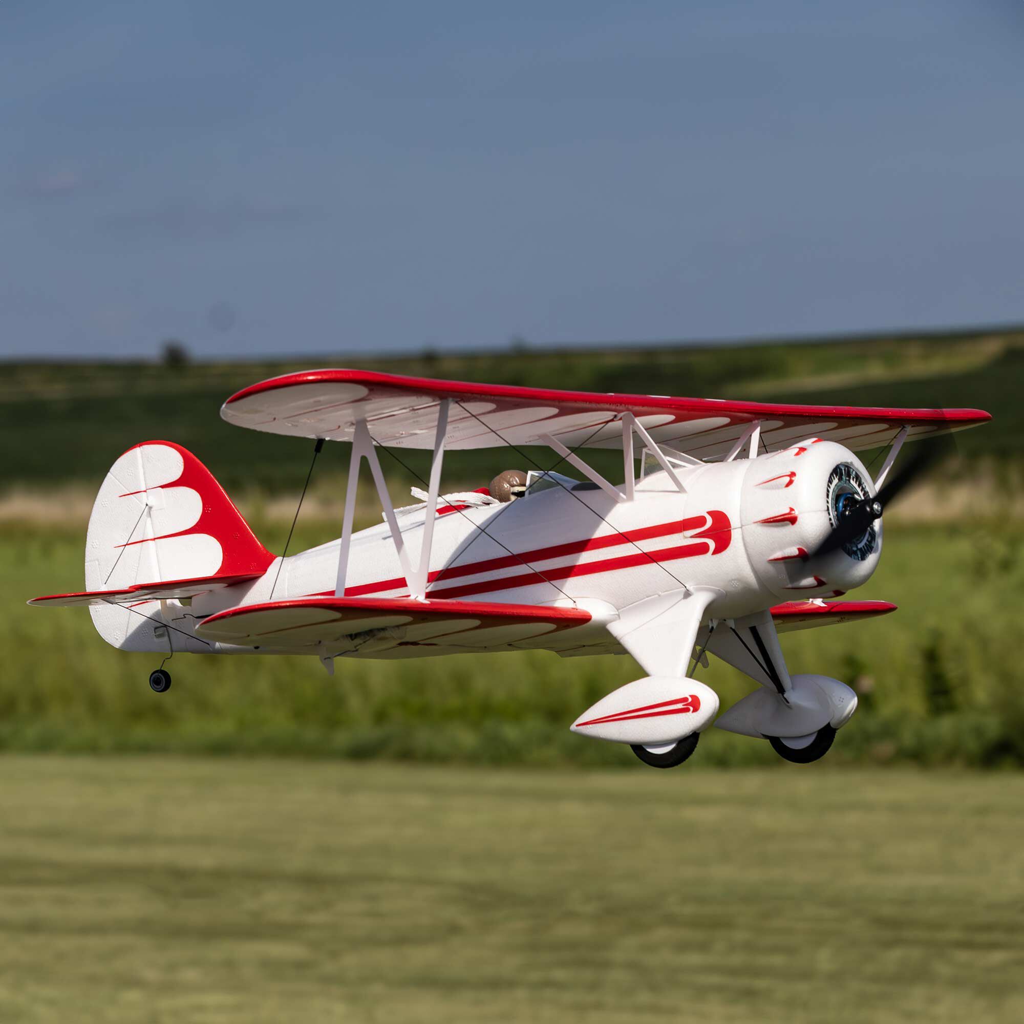 E-flite UMX WACO BNF Basic with AS3X and SAFE Select, White