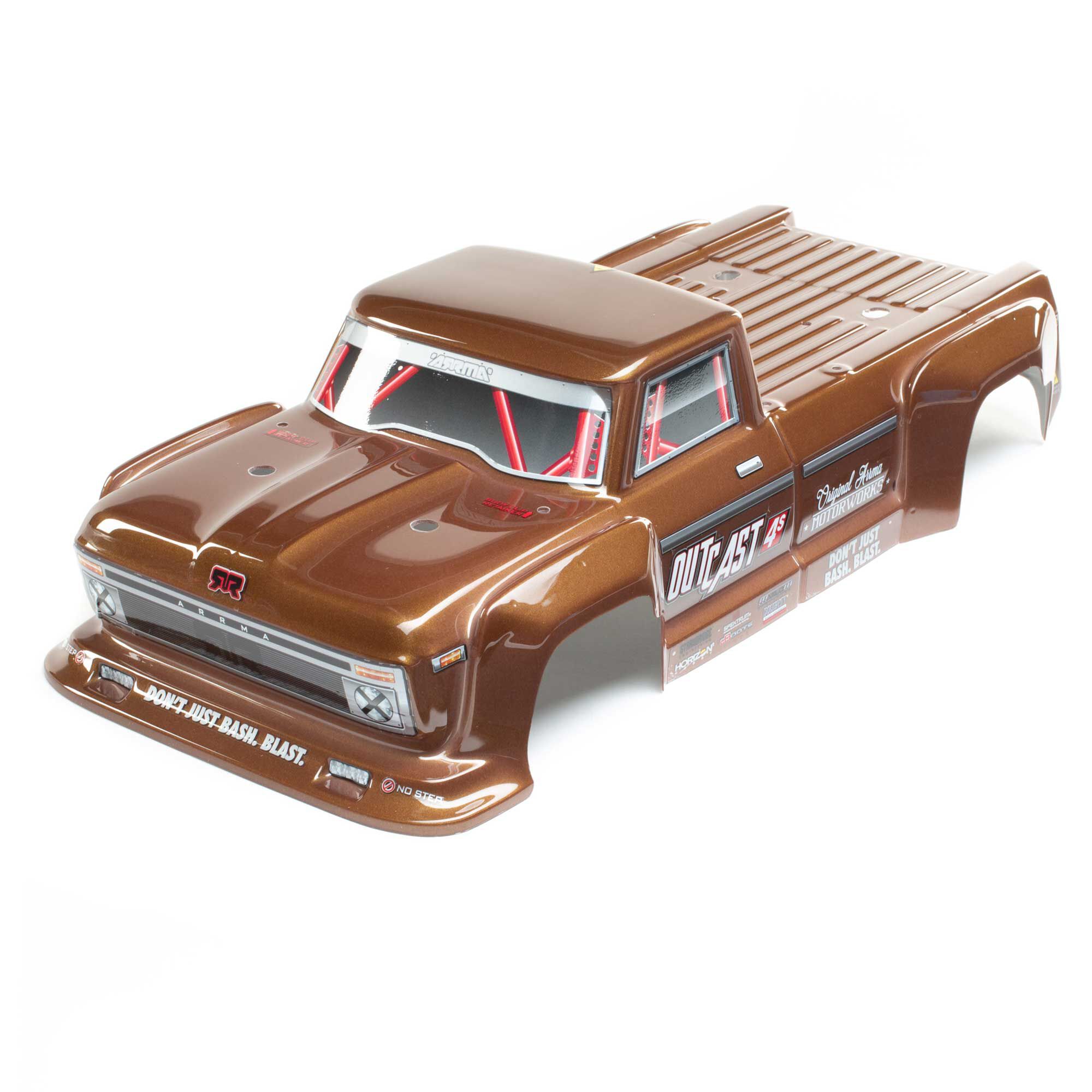 ARRMA 1/10 Painted and Trimmed Body with Decals, Bronze: OUTCAST 4X4