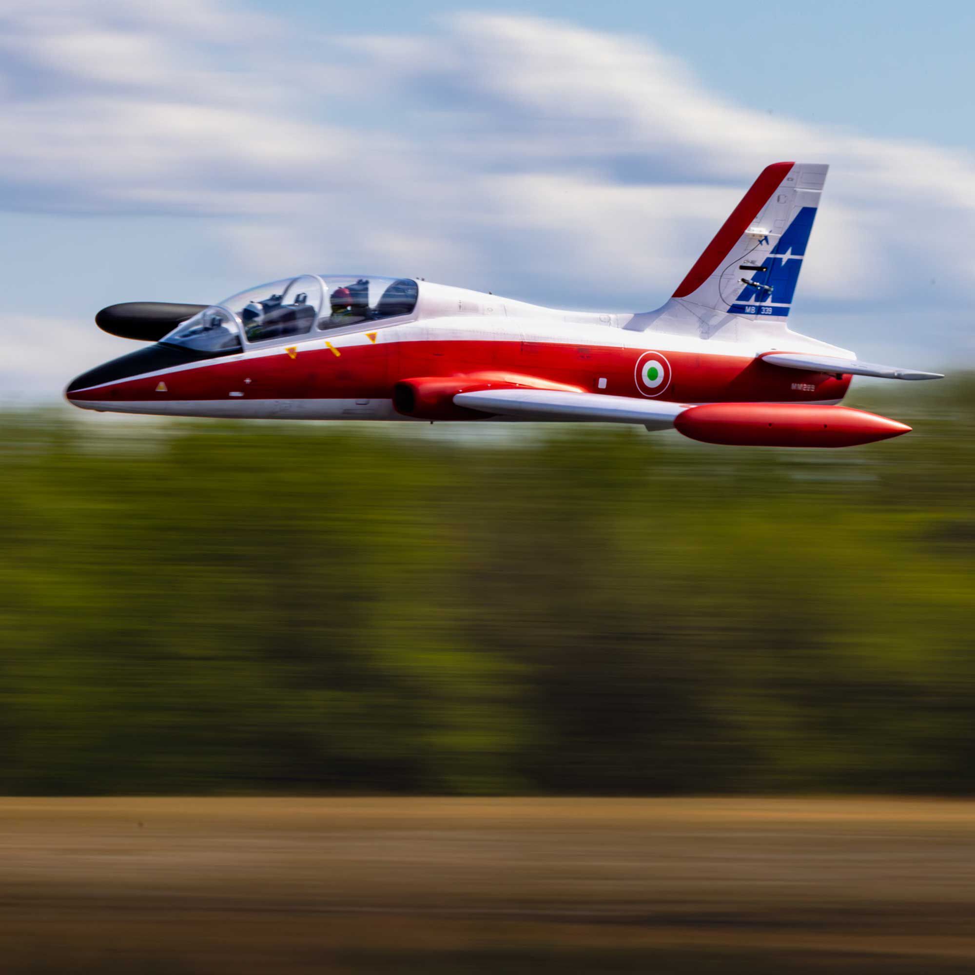 Hangar 9 Aermacchi MB-339 60-86N Scale Military Turbine Jet ARF, 84" with KingTech K-86G4+ Turbine Combo