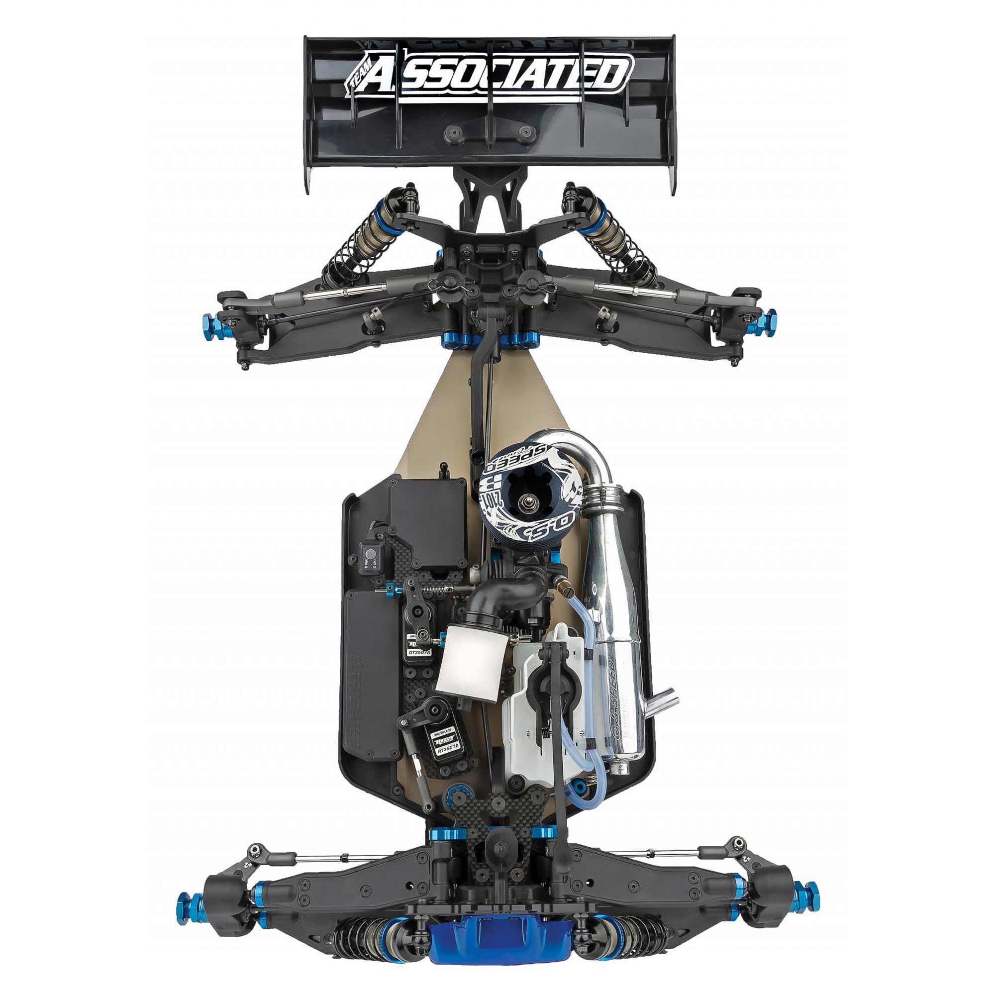 Team Associated 1/8 RC8T4 4x4 Nitro Truggy Team Kit