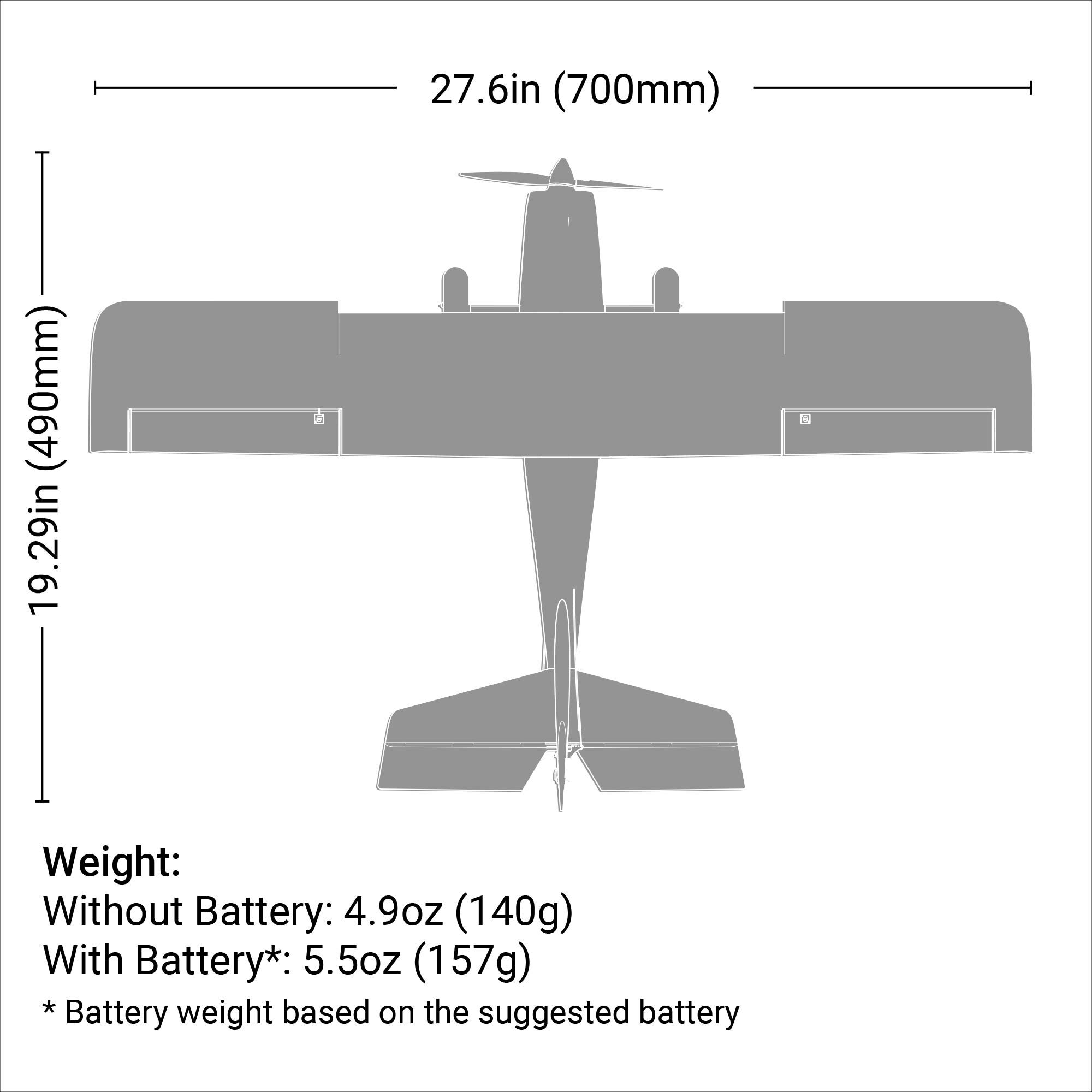 HobbyZone Apprentice STOL S 700mm BNF Basic with SAFE
