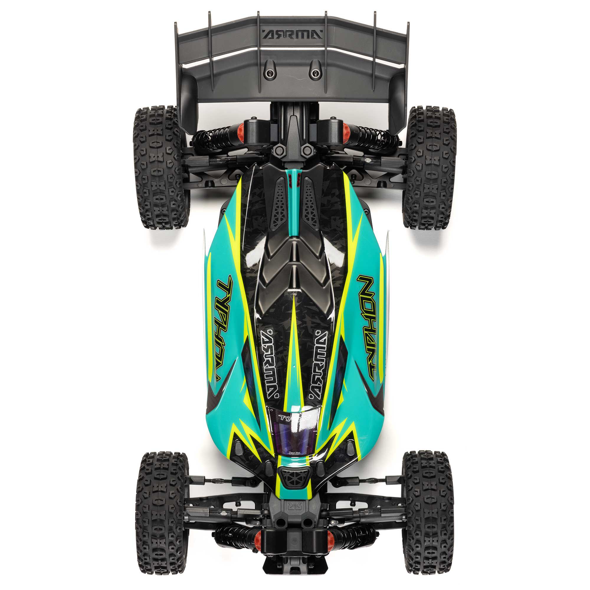 ARRMA 1/8 TYPHON 223S DSC 4X4 RTR Brushless Buggy, Green
