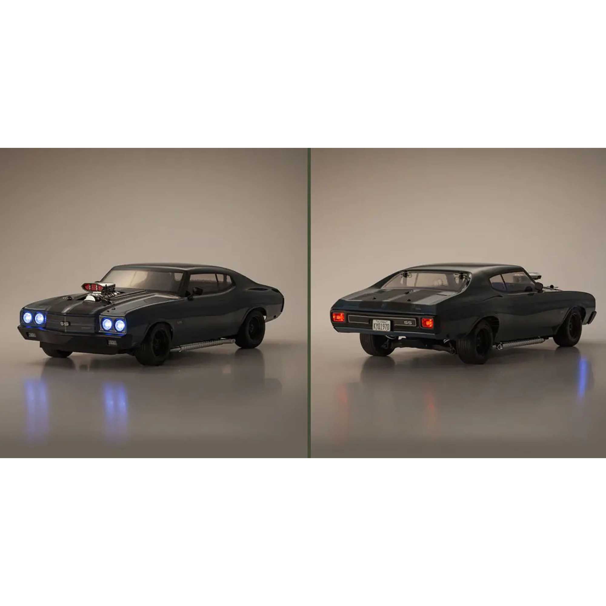 Kyosho 1/10 Fazer Mk2 Brushless 1970 Chevelle Supercharger AWD Touring RTR, Dark Blue