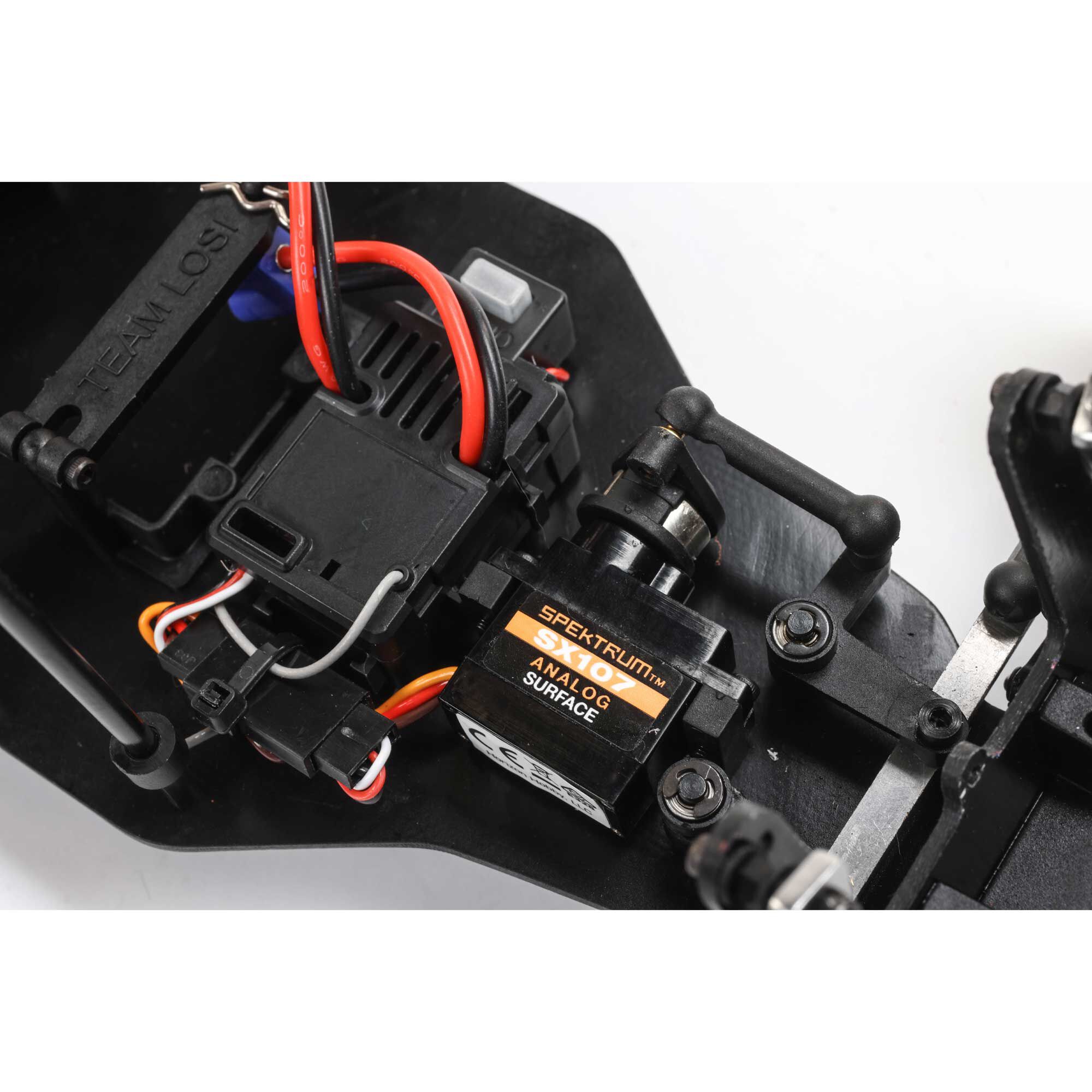 Losi 1/16 Mini JRX2 2S 2WD RTR Brushed Buggy (Battery & Charger Included), Black