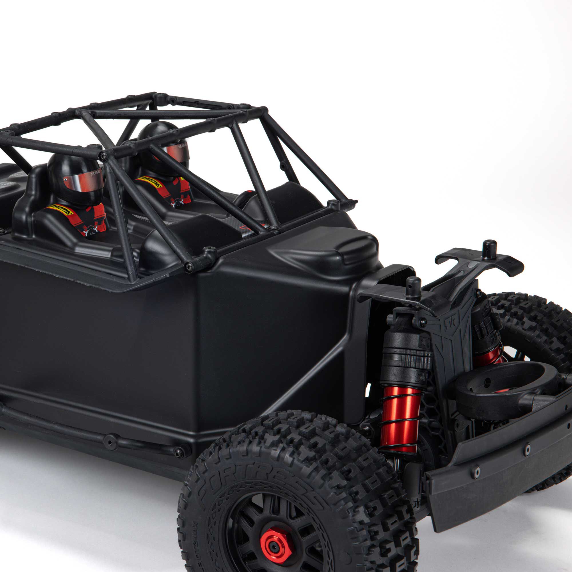 ARRMA 1/8 MOJAVE 4S 4X4 RTR Brushless Desert Truck, White/Red