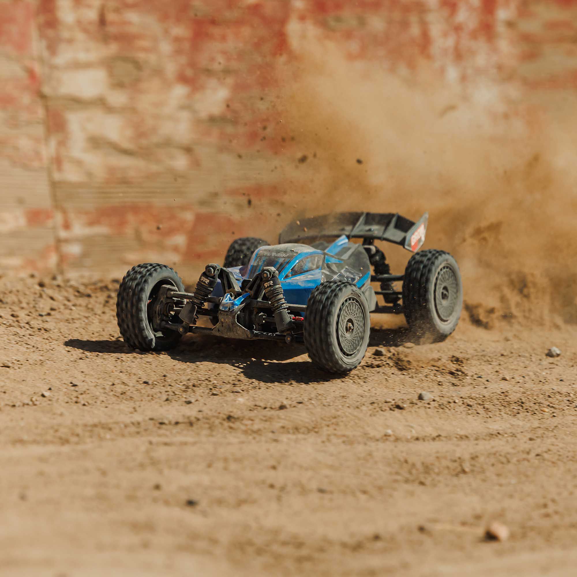 ARRMA 1/14 TYPHON GROM 223S DSC 4X4 RTR Brushless Buggy, Blue (Battery & Charger Included)