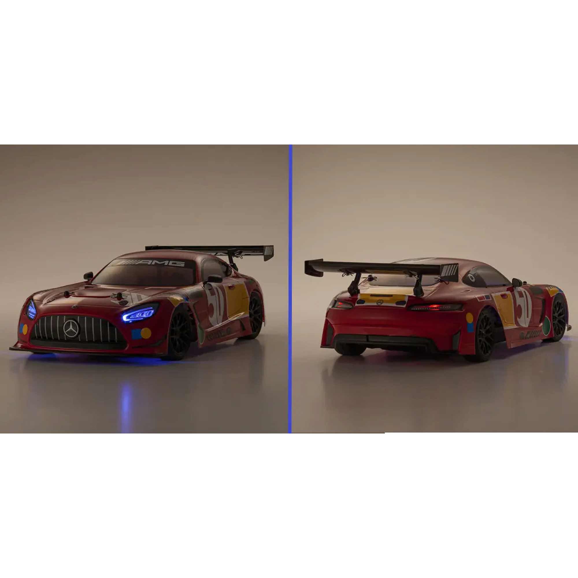 Kyosho 1/10 2020 Mercedes-AMG GT3 Fazer Mk2 FZ02 Brushed 4x4 On-Road Touring RTR, 50 Years Legend