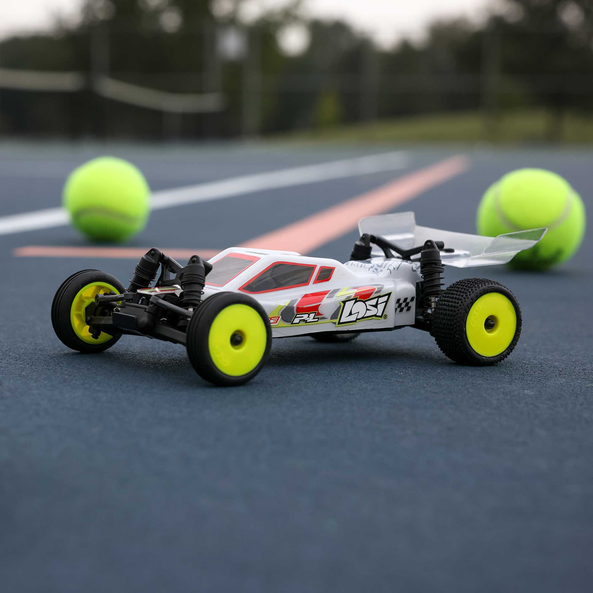 Losi 1/24 Micro-B 2S 2WD RTR Race Buggy (Battery & Charger Included), White