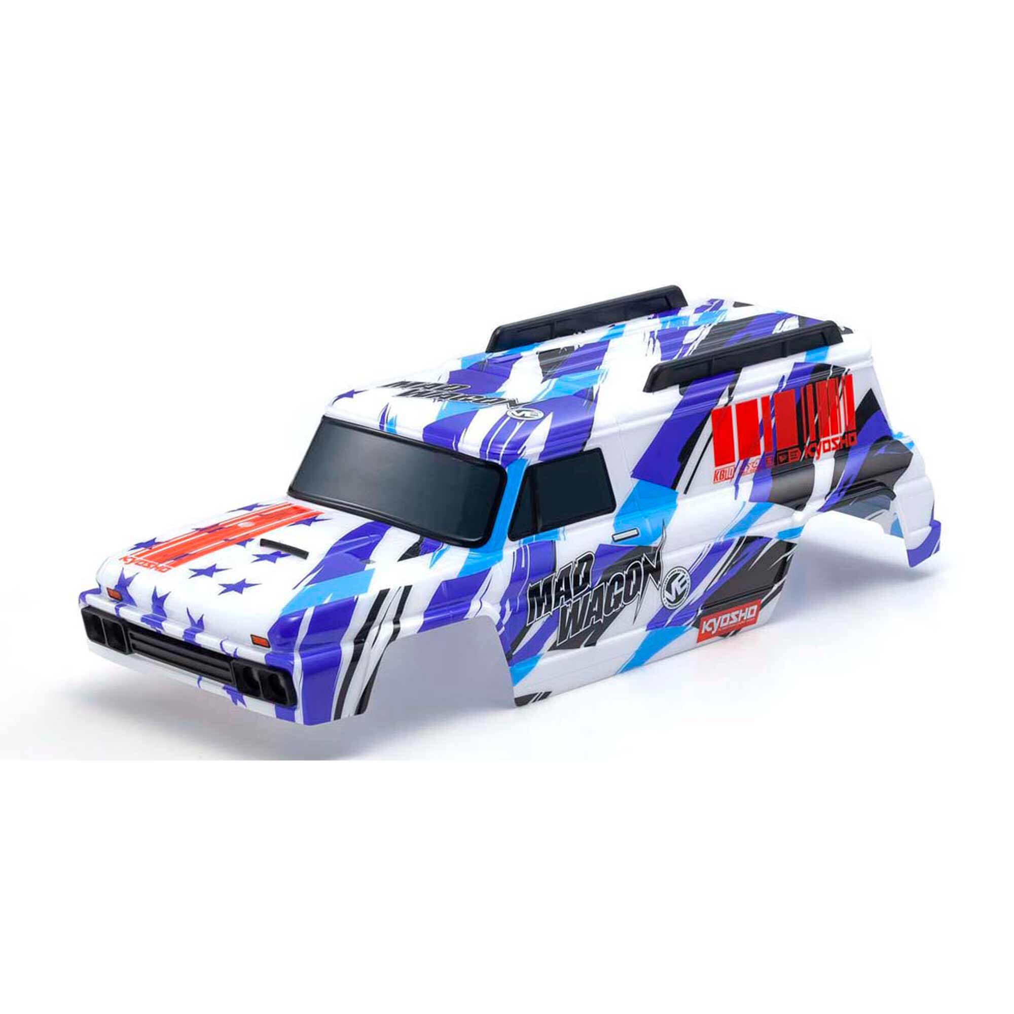 Kyosho 1/10 Mad Wagon VE KB10 4x4 3S Brushless Monster Truck RTR, Blue