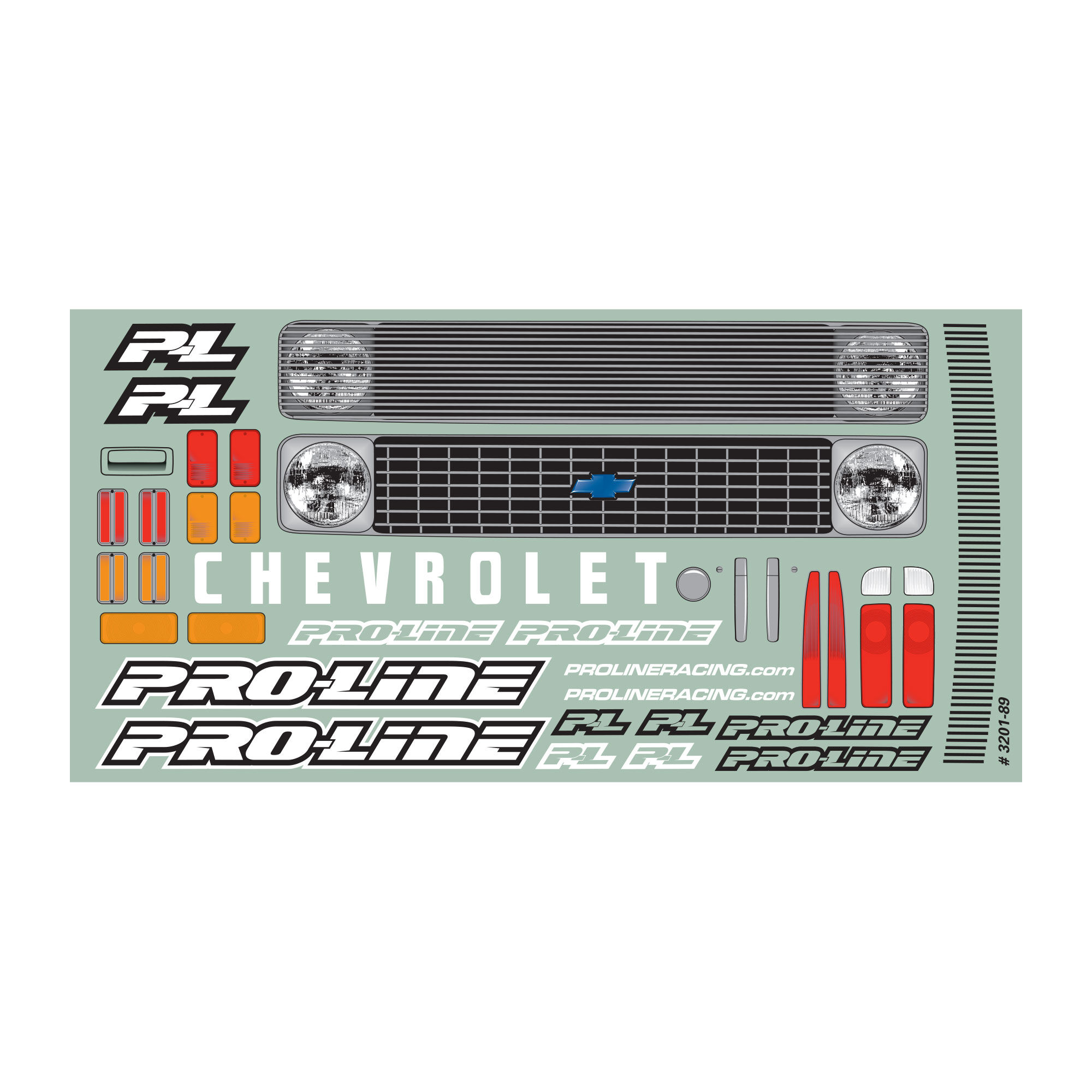 Pro-Line Racing 1/8 1972 Chevy C-10 Long Bed Clear Body: Monster Truck