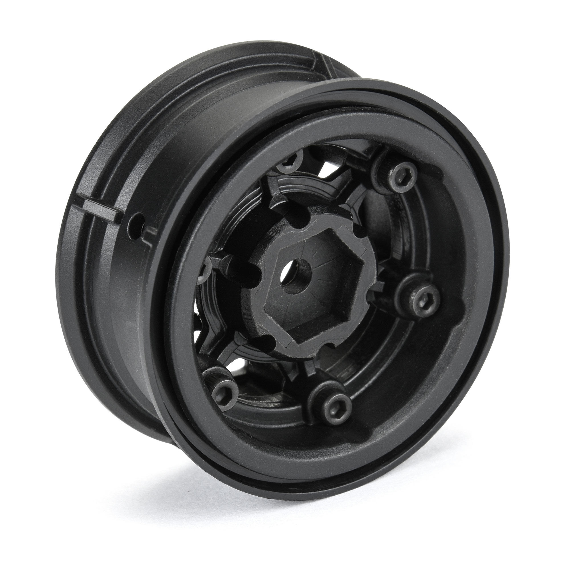 Pro-Line Racing 1/10 Holcomb F/R 1.55" 12mm Crawler Bead-Loc Wheels (2) Black