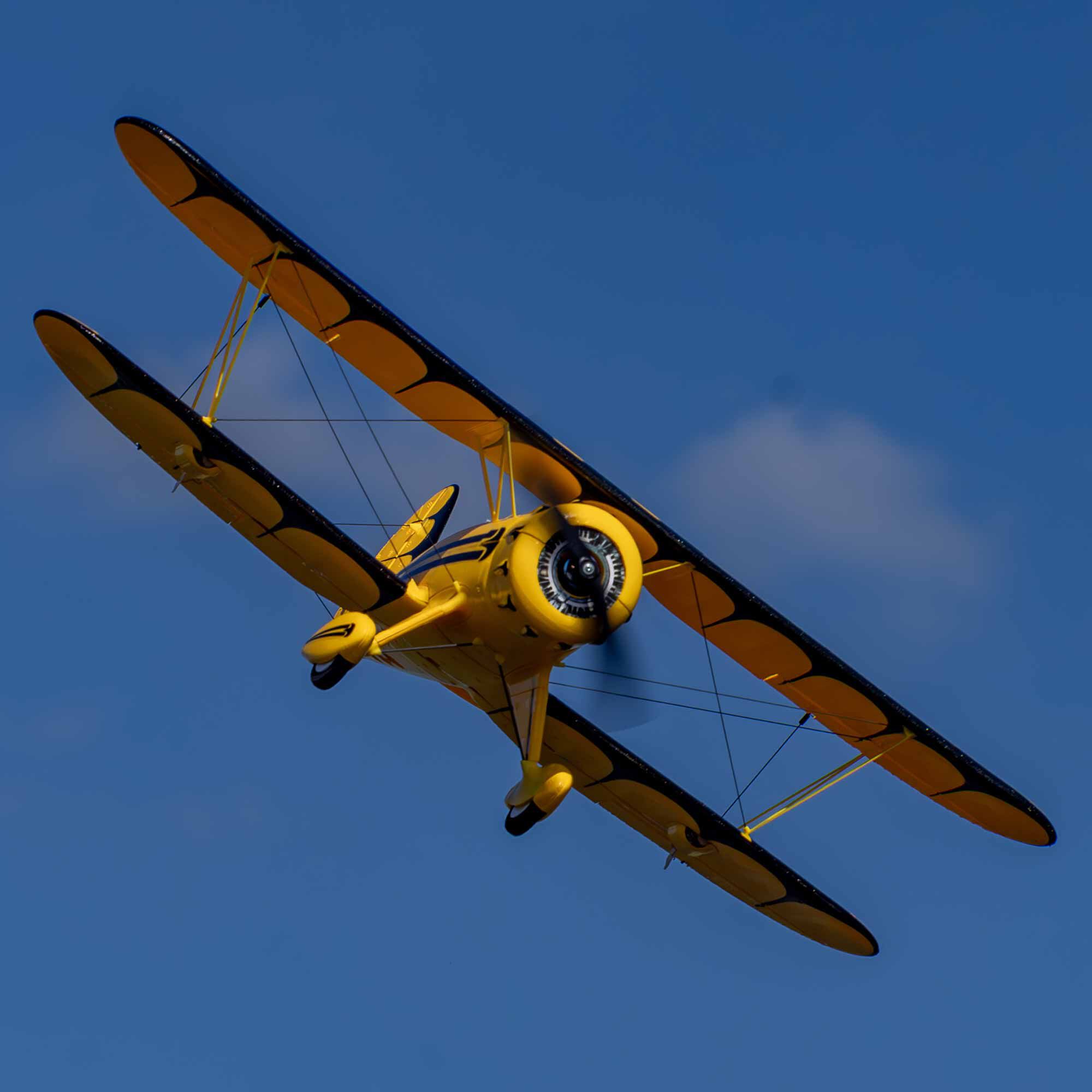 E-flite UMX WACO BNF Basic with AS3X and SAFE Select, Yellow