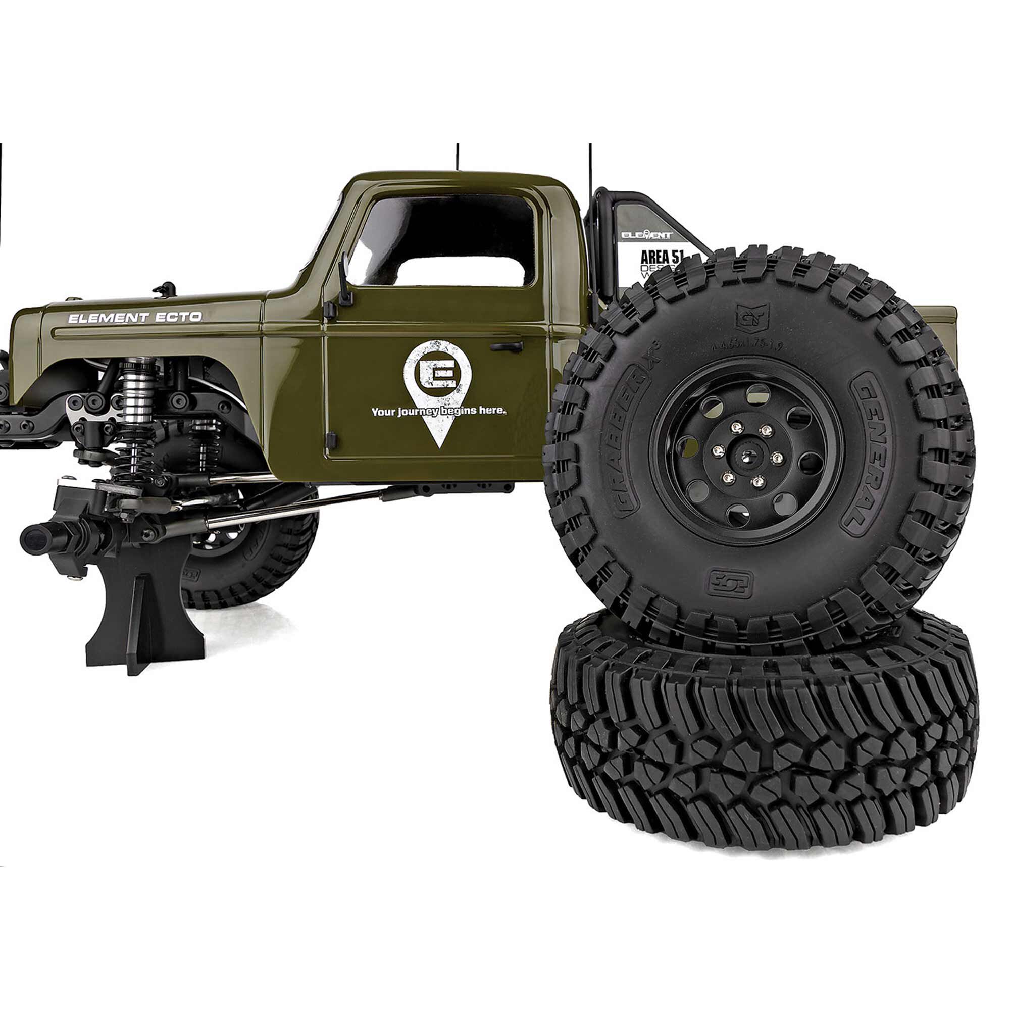 Team Associated 1/10 Enduro Ecto 4X4 Trail Truck RTR, LiPo Combo, Green