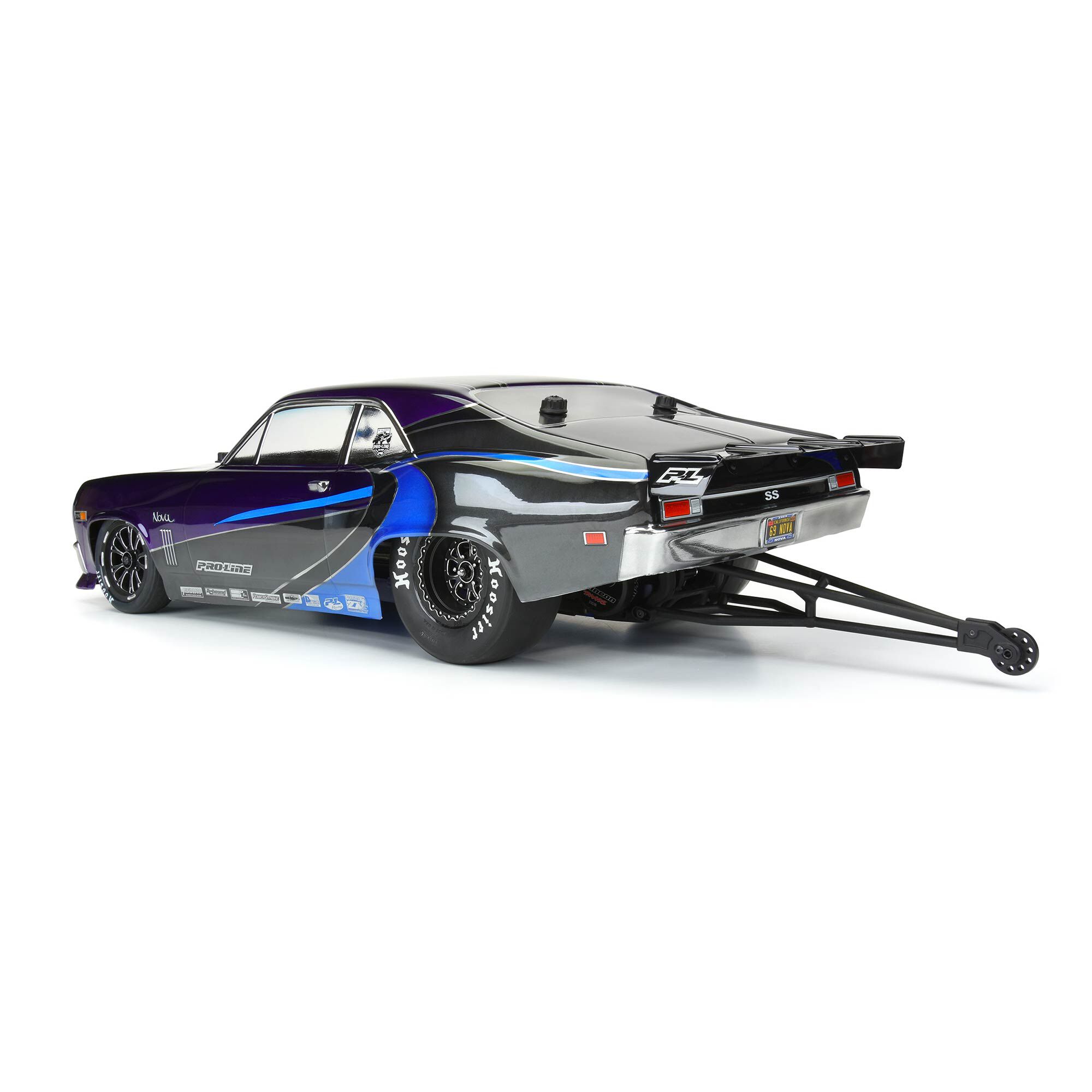 Pro-Line Racing 1/10 1969 Chevrolet Nova Clear Body: Drag Car