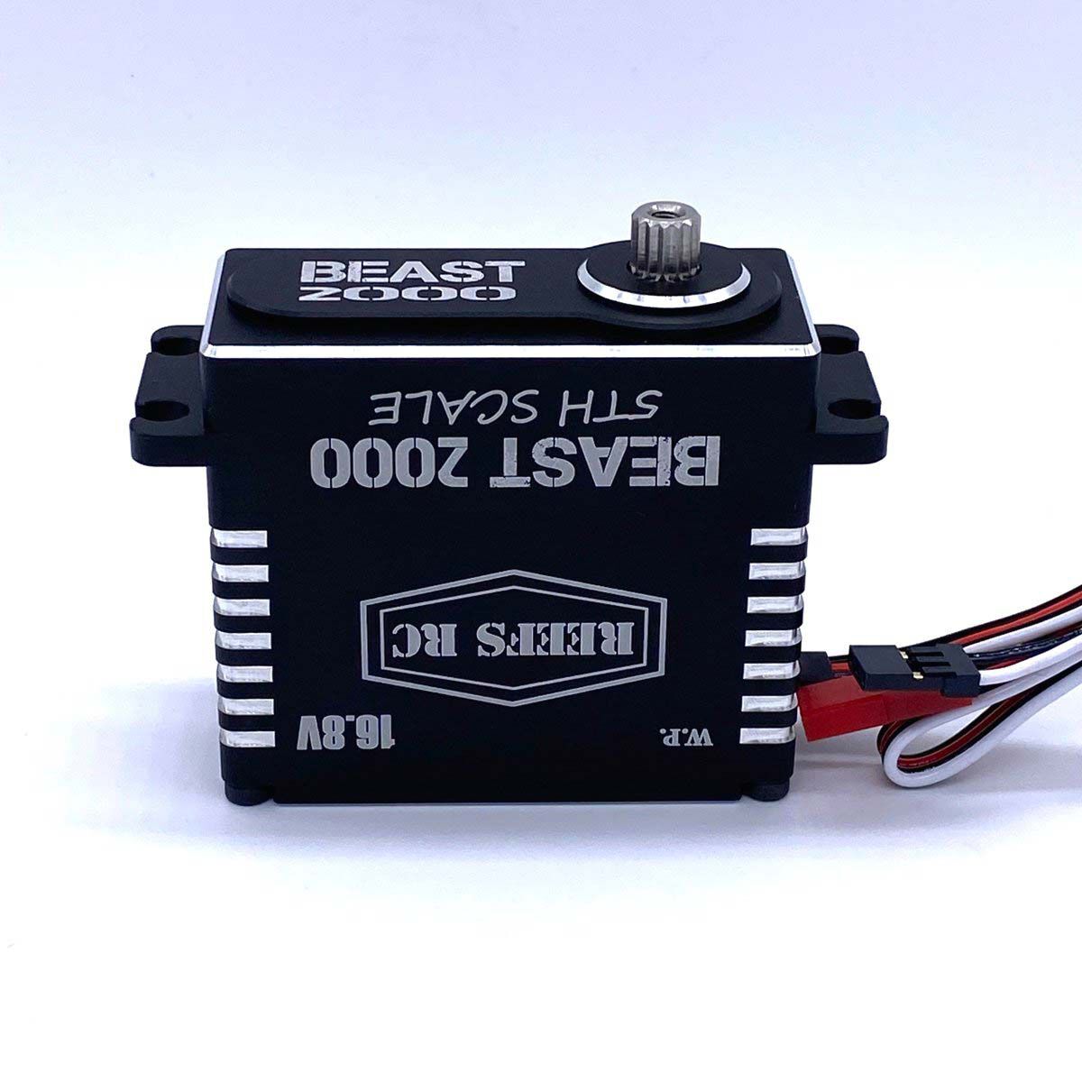 REEFS RC Beast 2000 1/5 Scale Digital Metal Gear Waterproof Servo, Black