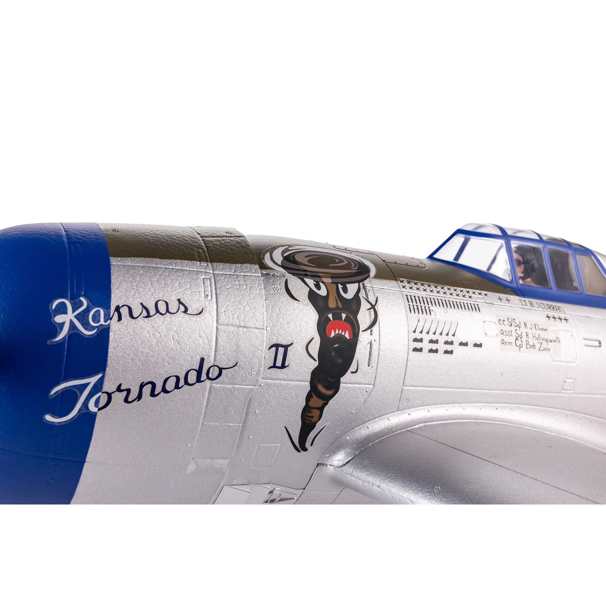 E-flite P-47 Razorback 1.2m BNF Basic with AS3X & SAFE Select