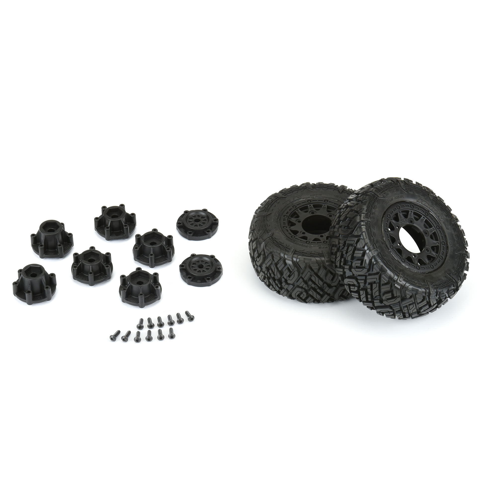 Pro-Line Racing 1/10 Icon M2 Front/Rear 2.2"/3.0" SC Mounted 12mm Blk Raid (2)