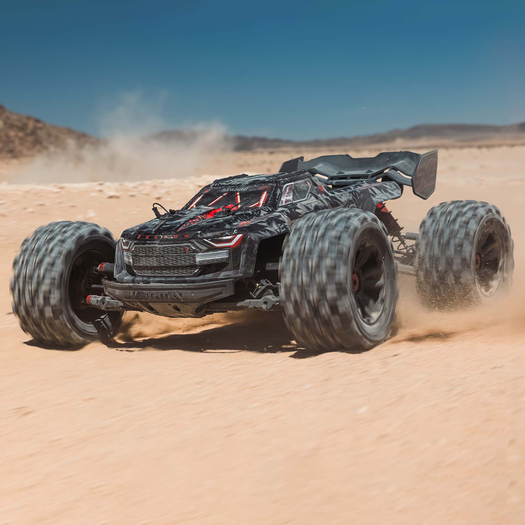ARRMA 1/5 KRATON 8S EXB AVC 4X4 RTR Brushless Speed Truck, Black