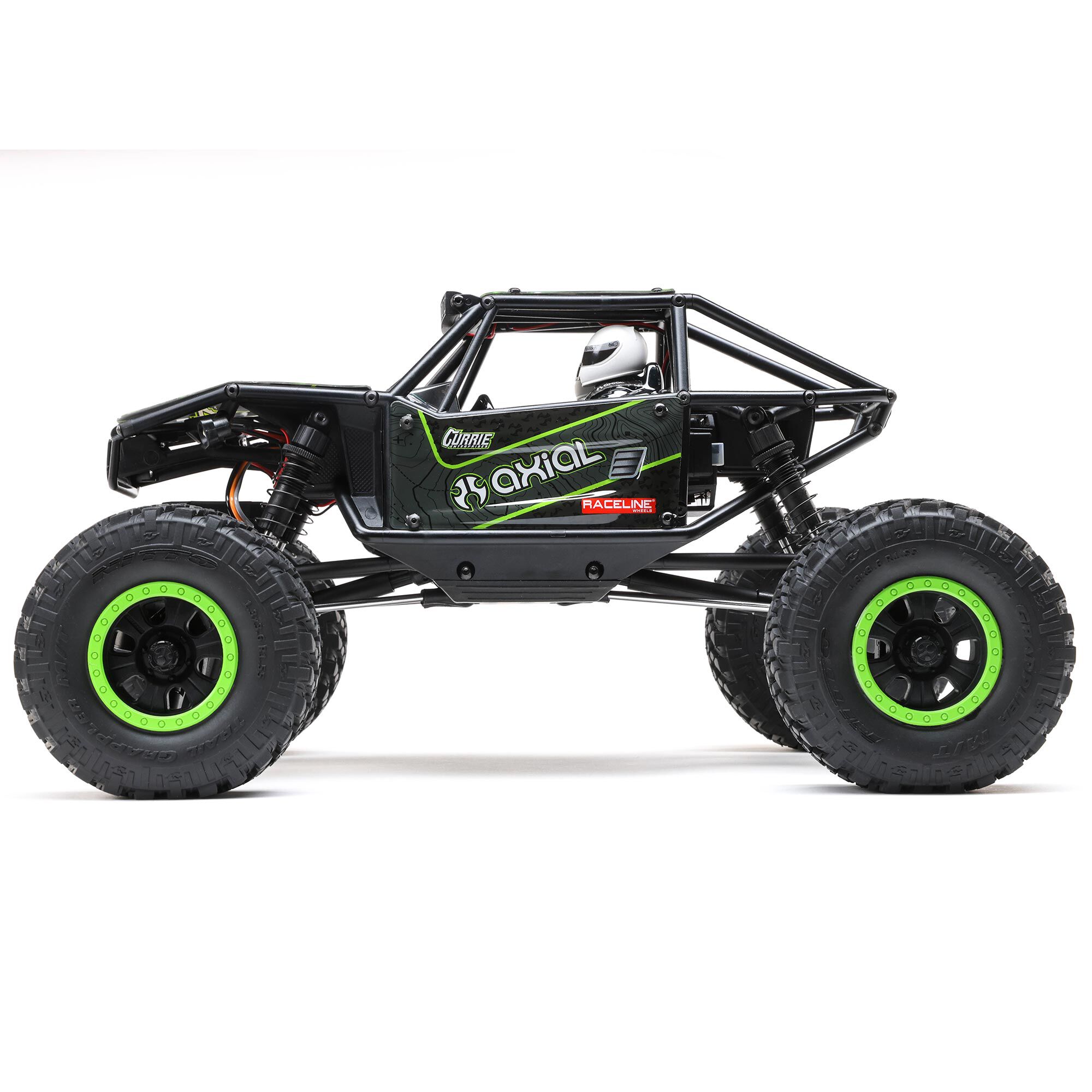 Axial 1/18 UTB18 Capra 4X4 RTR Brushed Rock Crawler (Battery & Charger Included), Black