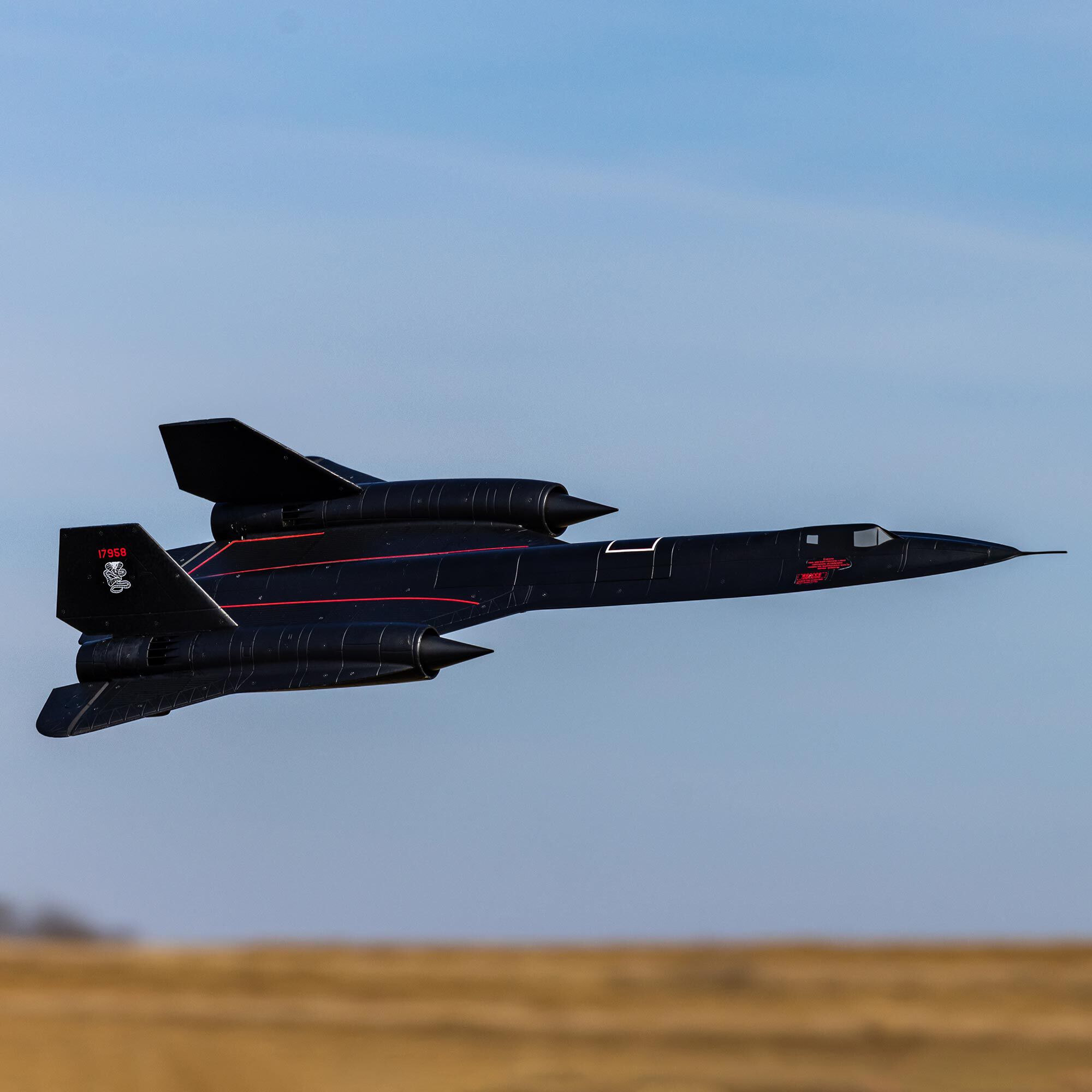 E-flite SR-71 Blackbird Twin 40mm EDF BNF Basic with AS3X and SAFE Select