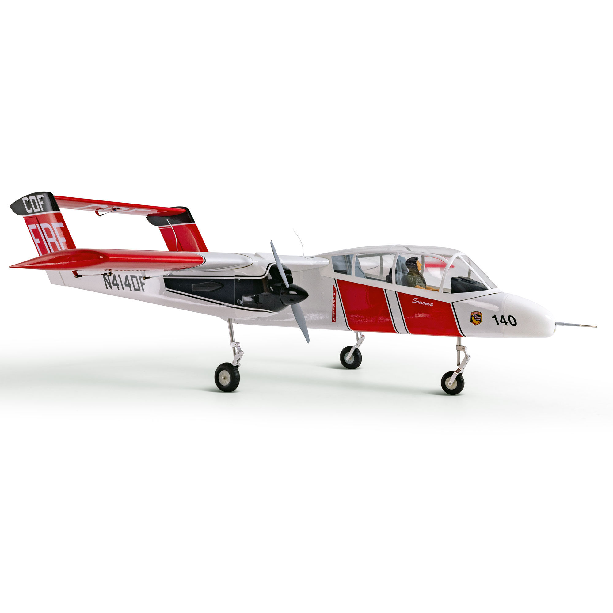Hangar 9 OV-10 Bronco 20cc ARF with Landing Gear Set, Spektrum Avian Motors and ESCs Combo