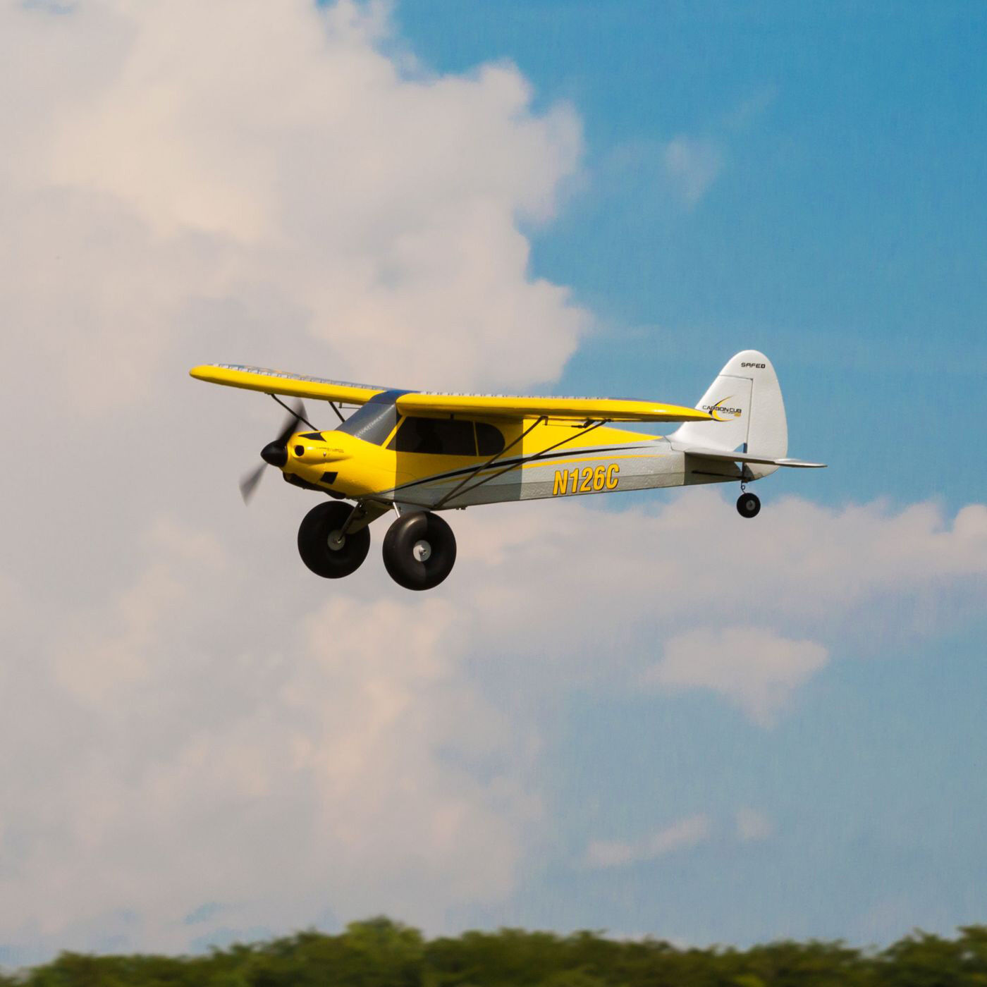 HobbyZone Carbon Cub S 2 1.3m BNF Basic with SAFE