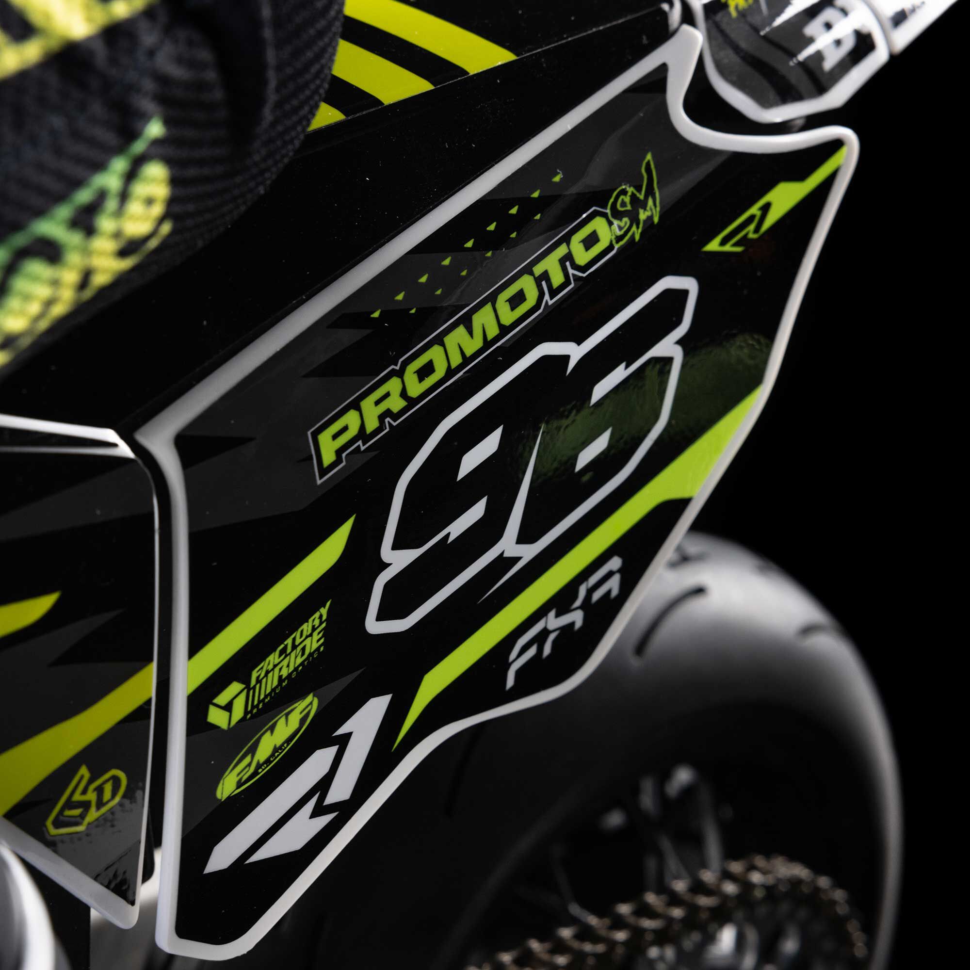 Losi 1/4 Promoto-SM FXR Supermoto Motorcycle RTR Basic, White