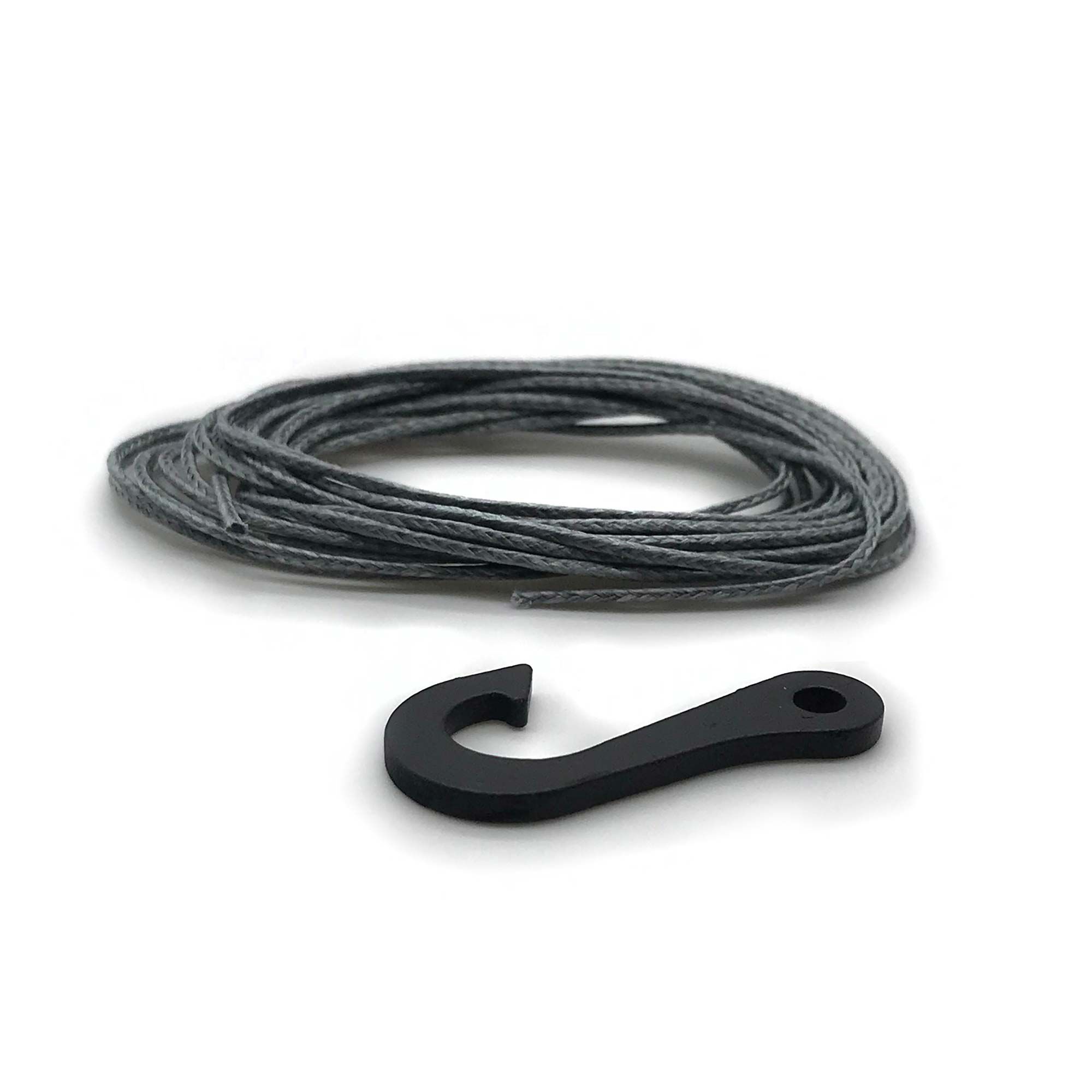REEFS RC Synthetic Winch Line with Steel Hook, 7 Feet