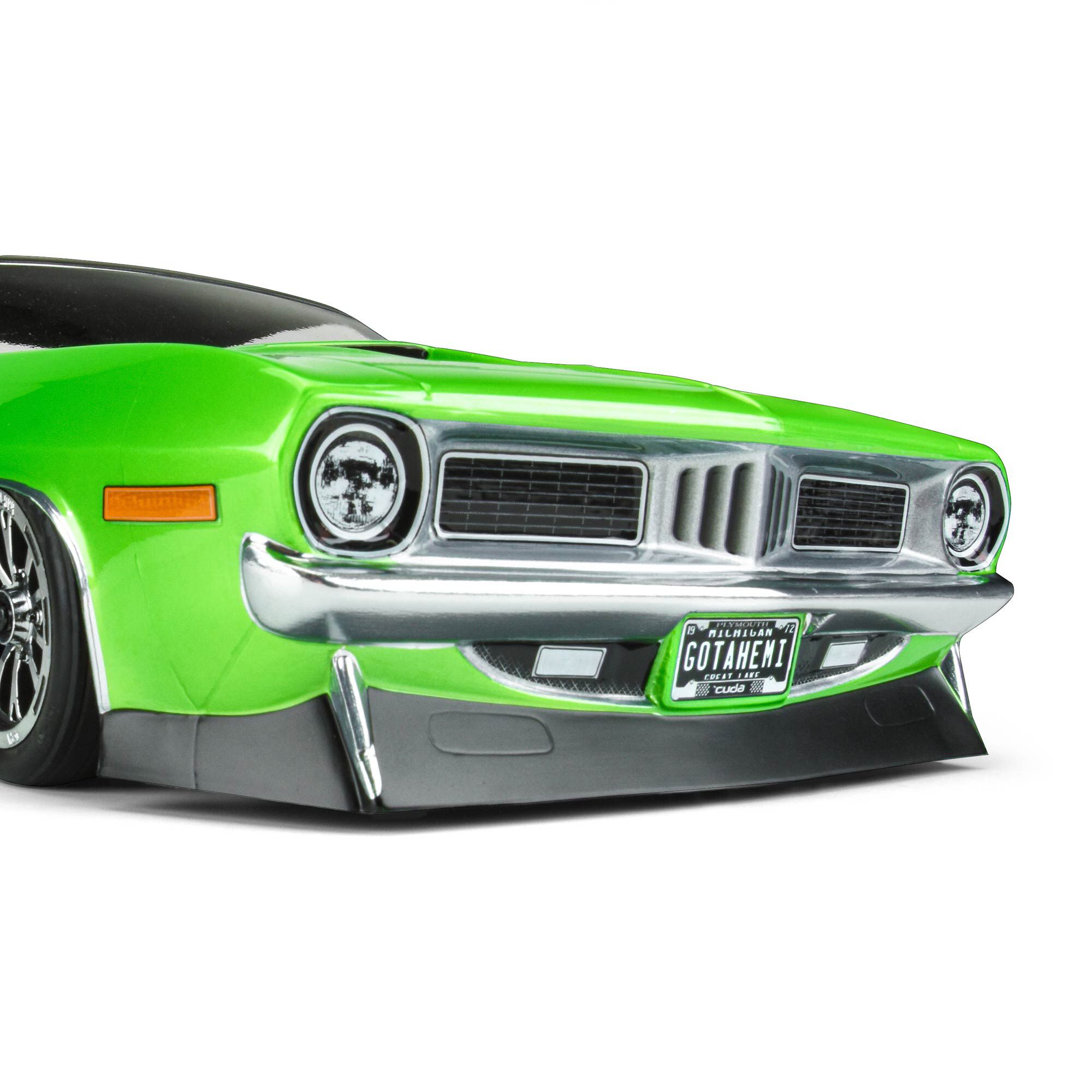 Pro-Line Racing 1/10 1972 Plymouth Barracuda Clear Body: Drag Car