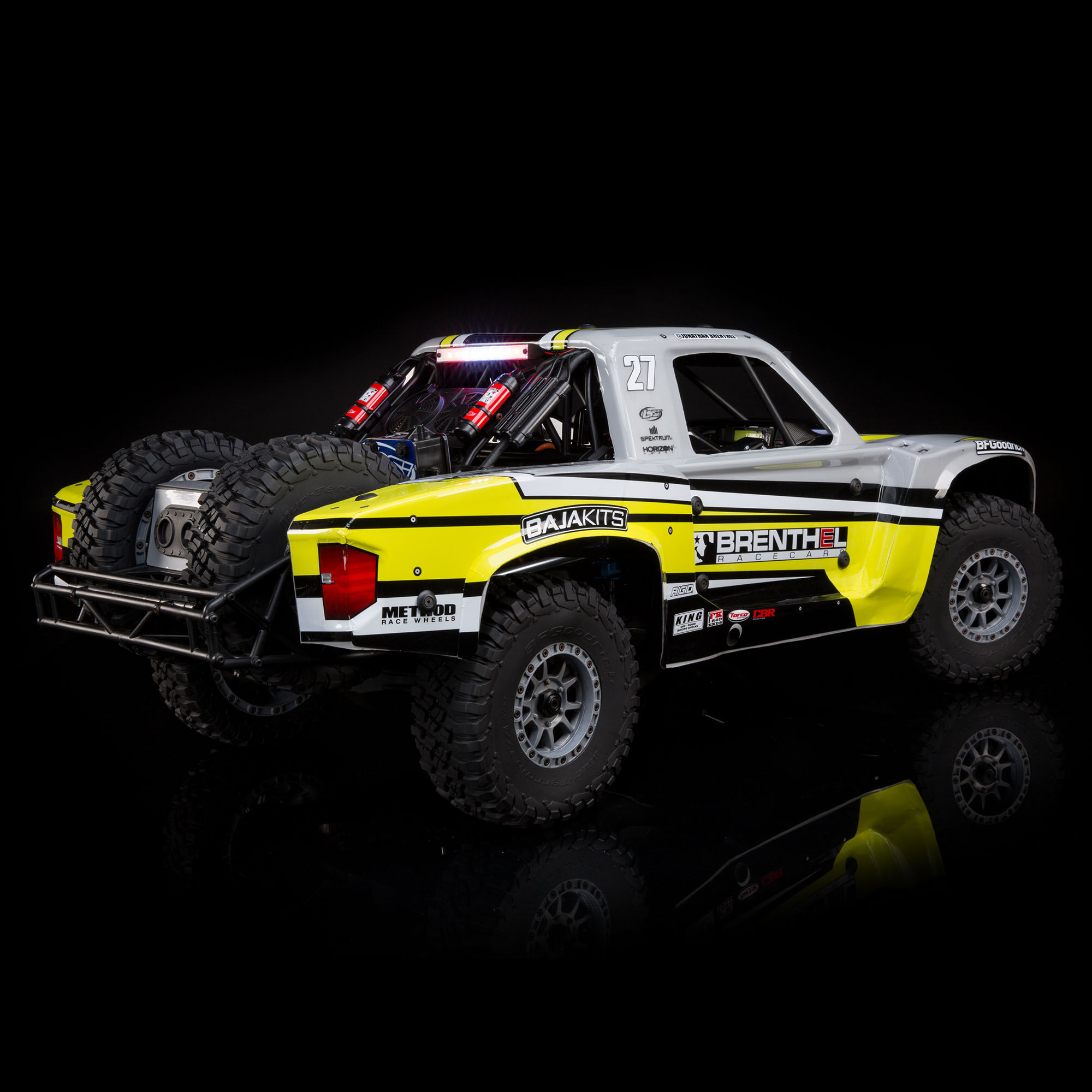 Losi 1/6 Super Baja Rey King Shocks 8S 4X4 RTR Brushless Desert Truck, Blue