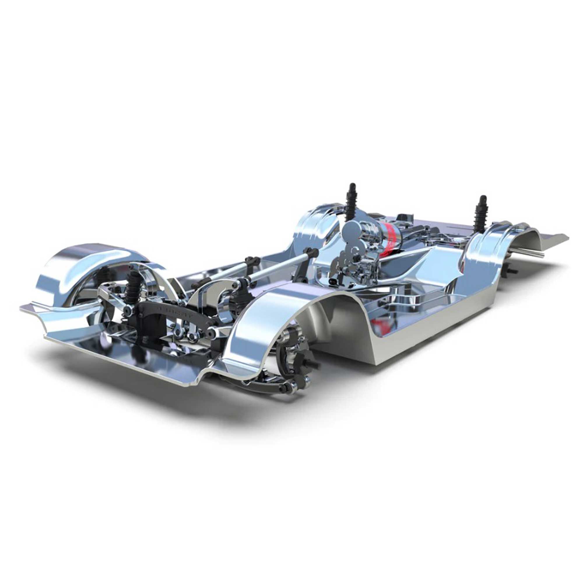 Redcat Racing 1/10 LRH285 Designers Show Lowrider Chassis Kit, Chrome