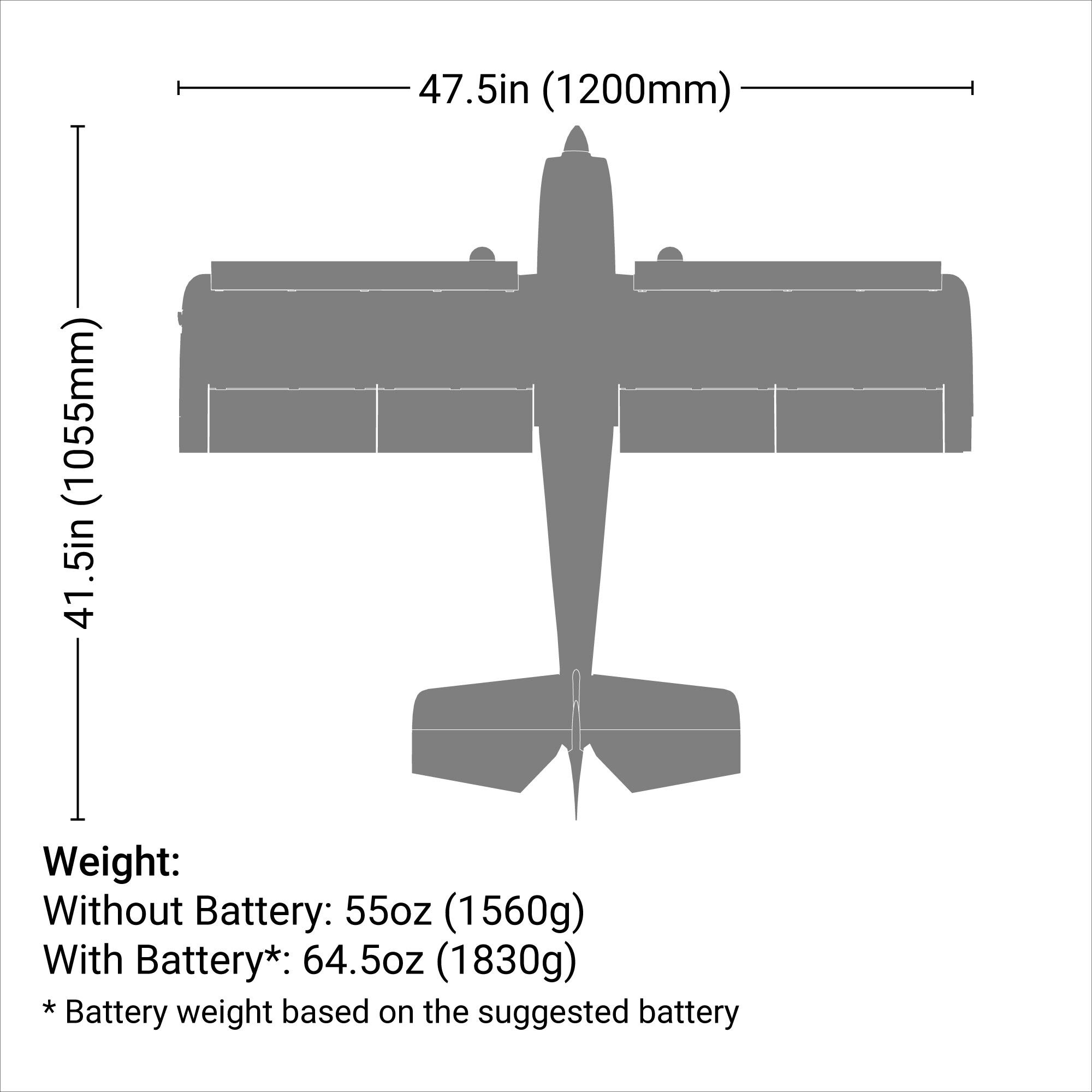 E-flite Timber X 1.2m BNF Basic with AS3X and SAFE Select