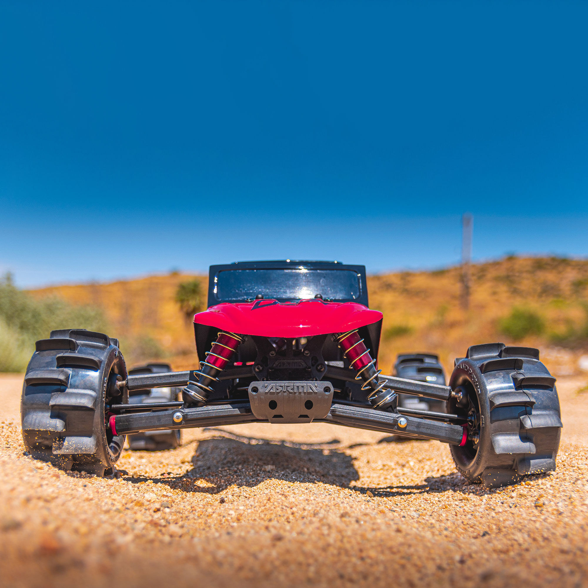 Pro-Line Racing 1/10 Sand Paw HP BELTED F/R 2.8" MT Tires MTD 12/14mm Black Raid (2)