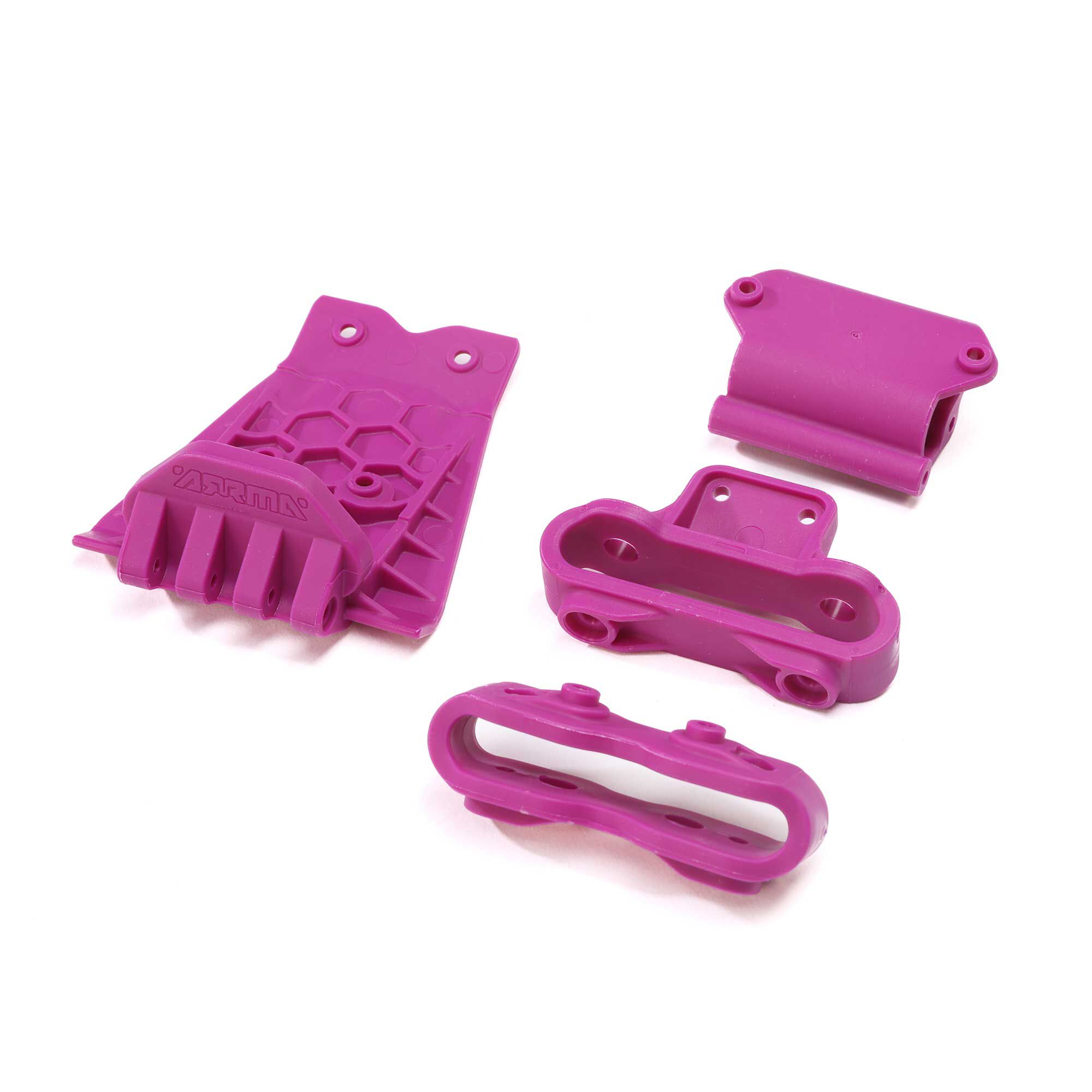 ARRMA Lower Skid And Bumper Mount Set, Purple