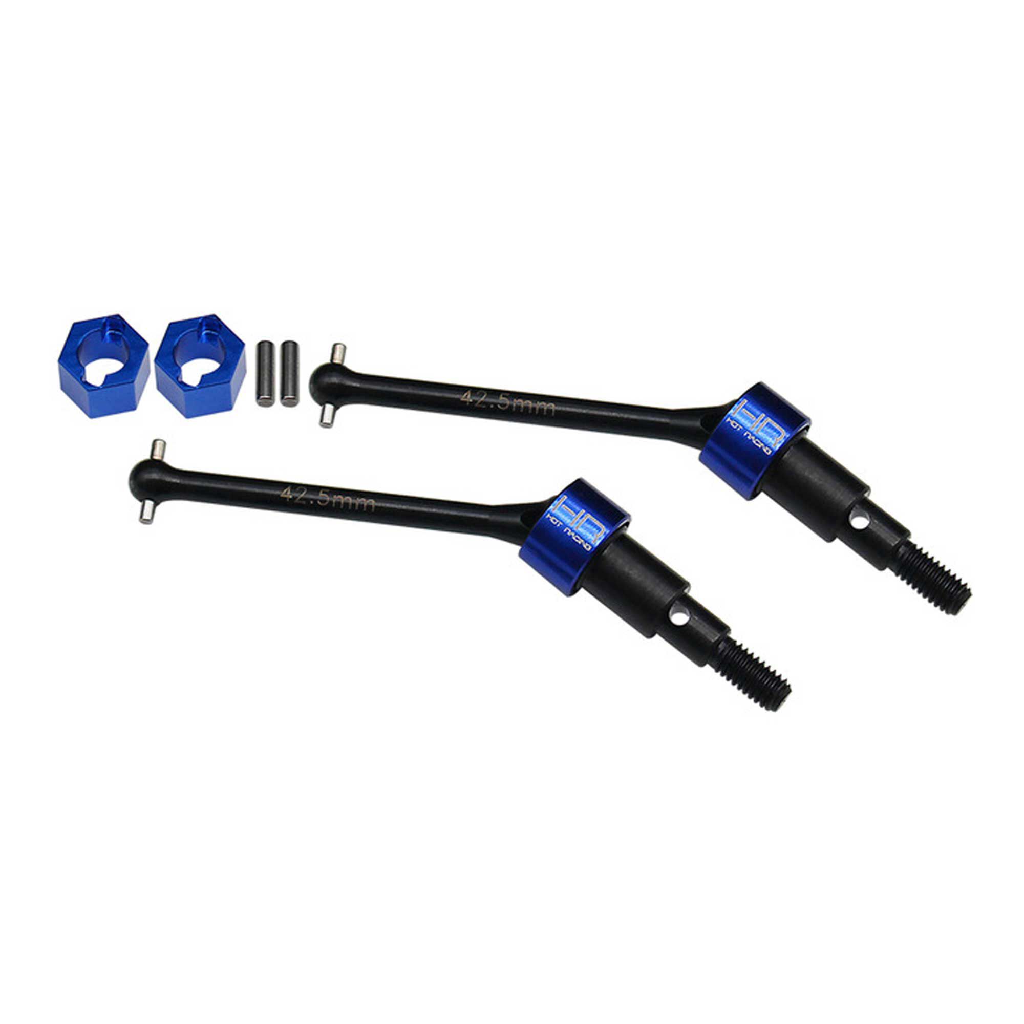 Hot Racing Front Steel CVD Axle Set, ARRMA GROM & Losi NASCAR Vehicles