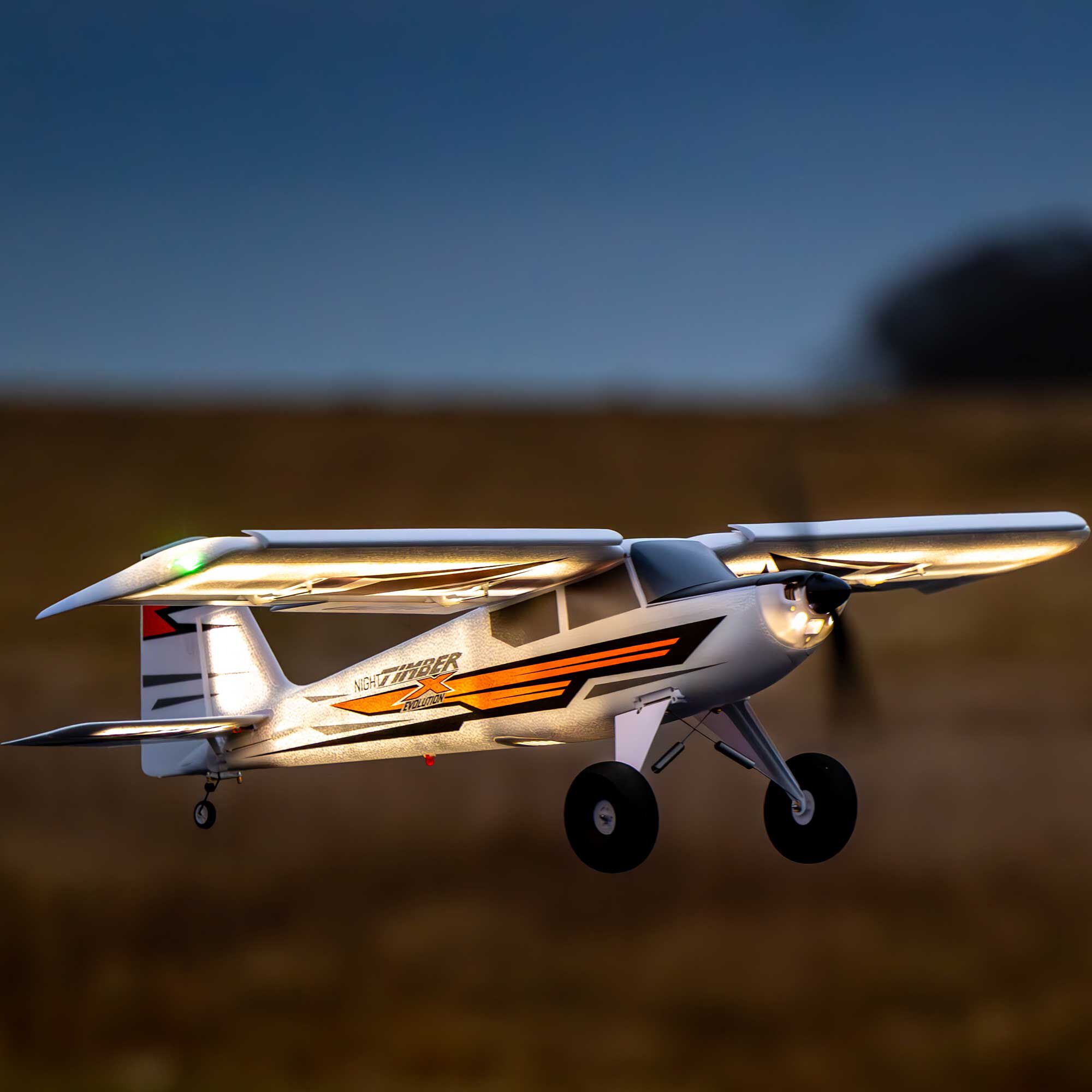 E-flite Night Timber X Evolution 1.2m BNF Basic with AS3X+ and SAFE Select