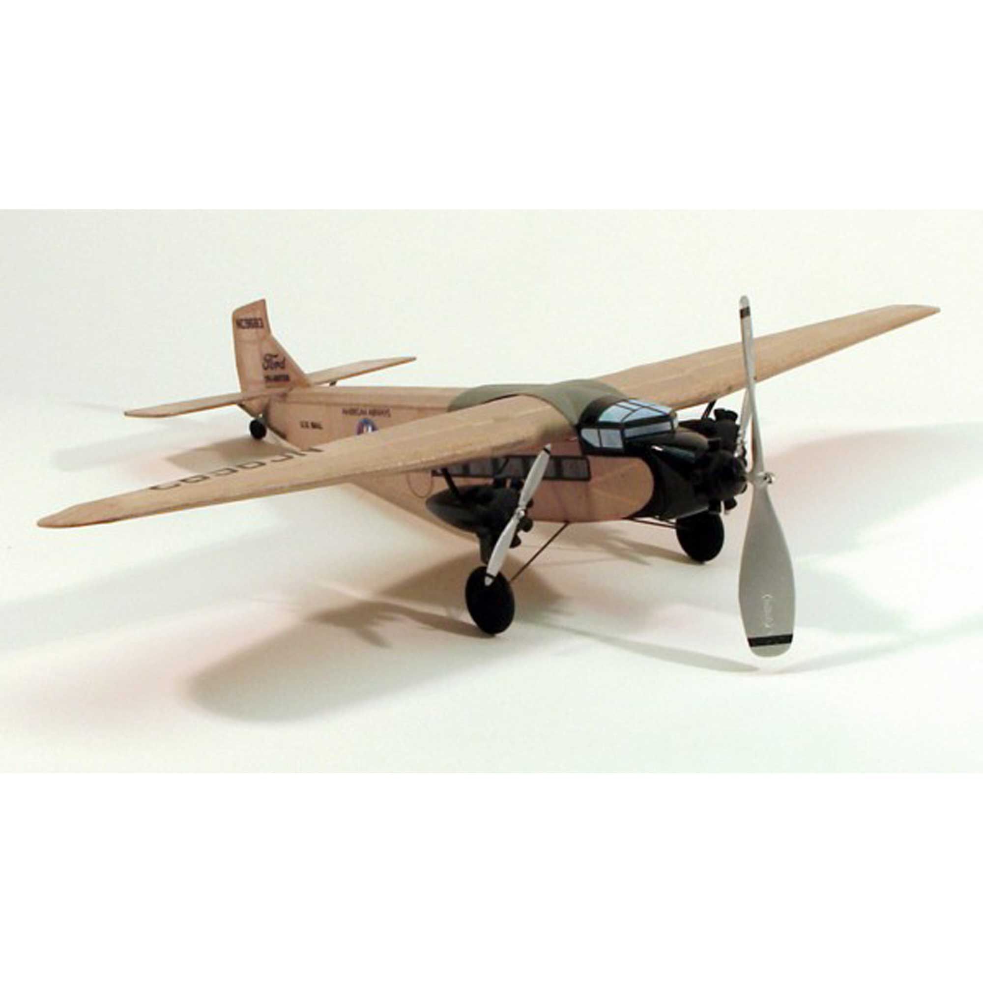 Dumas Products, Inc. Ford Tri-Motor Rubber Powered Kit, 17.5"
