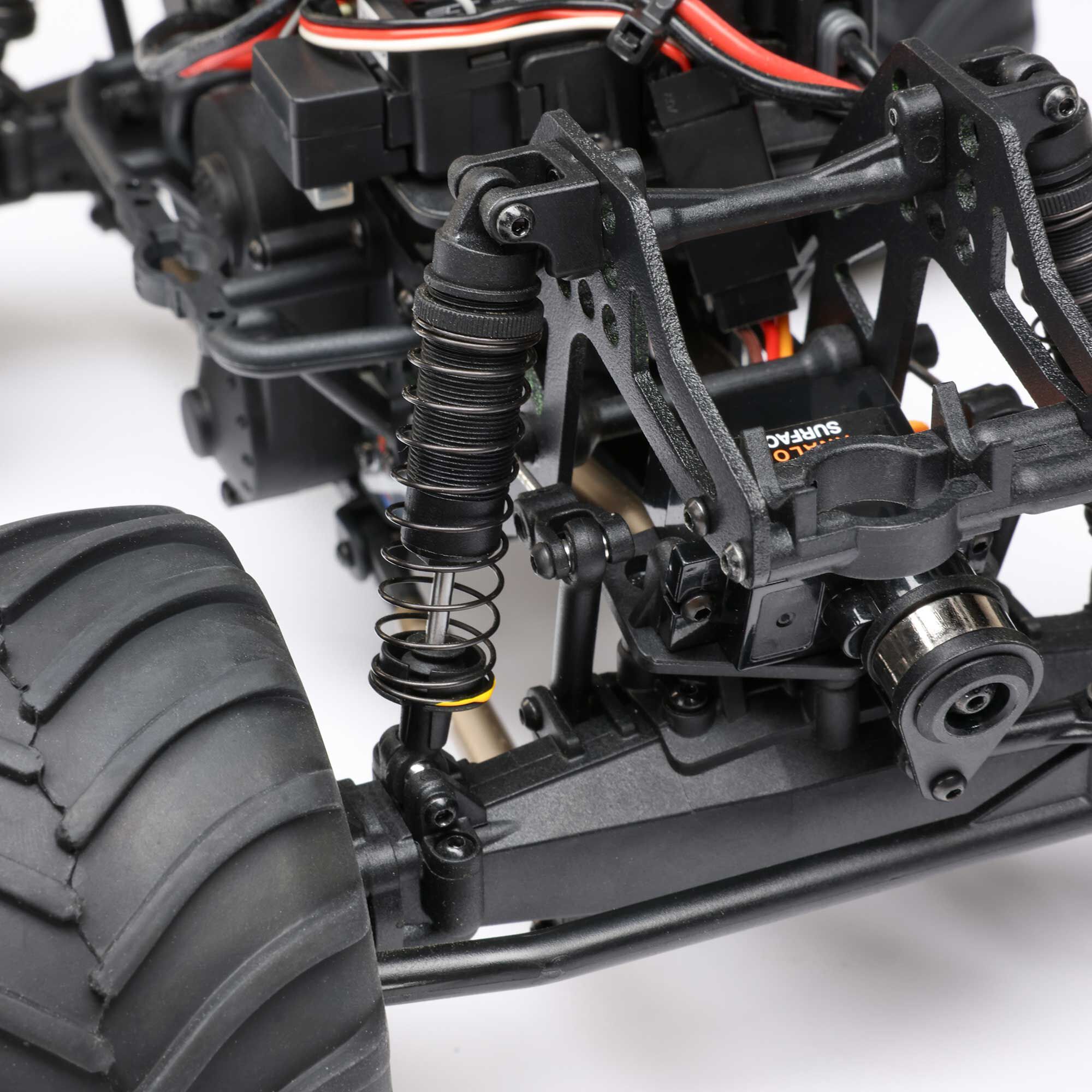 Losi 1/18 Mini LMT Megalodon 2S 4X4 RTR Brushed Monster Truck (Battery & Charger Included), Blue