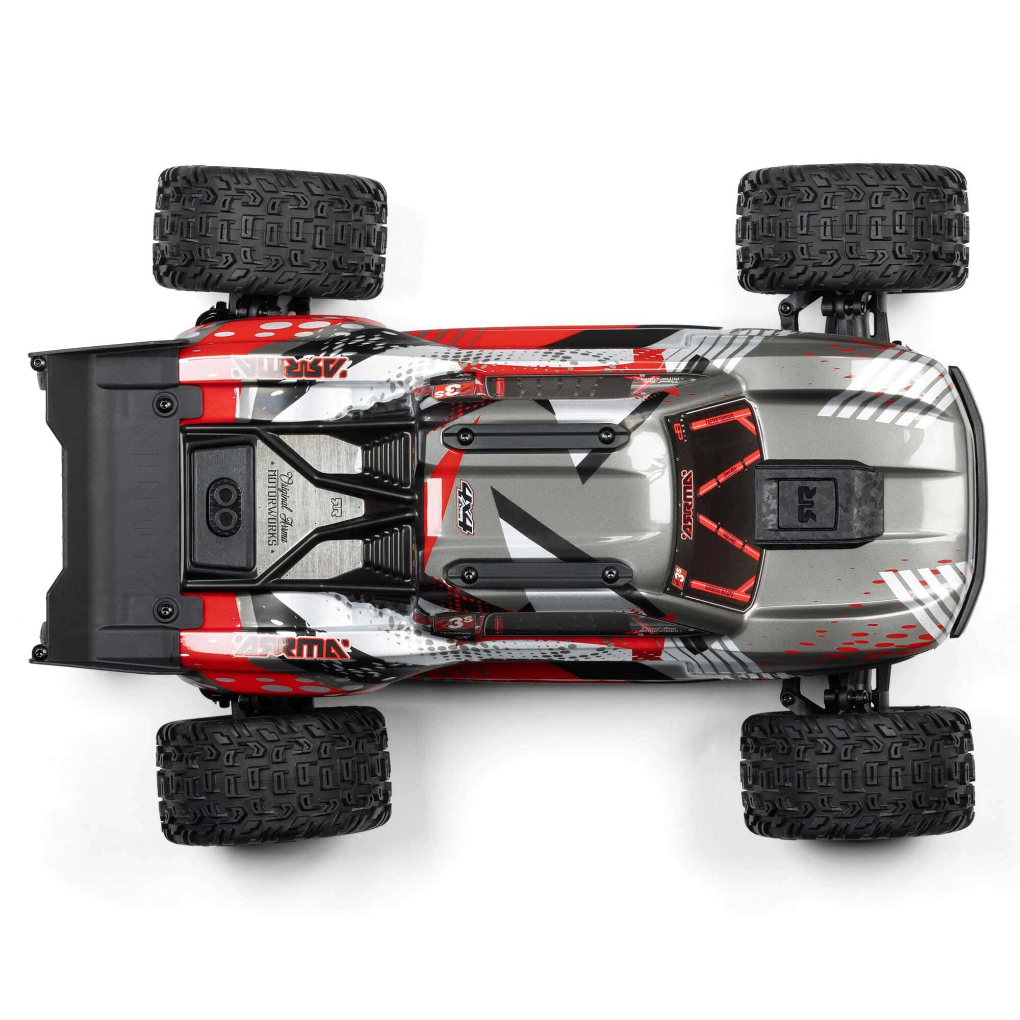 ARRMA 1/10 VORTEKS 223S DSC 4X4 RTR Brushless Stadium Truck, Red