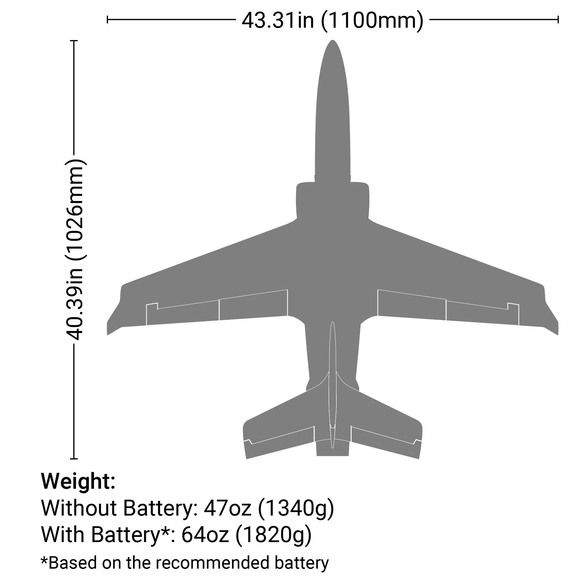E-flite Viper 70mm EDF Jet BNF Basic with AS3X and SAFE Select