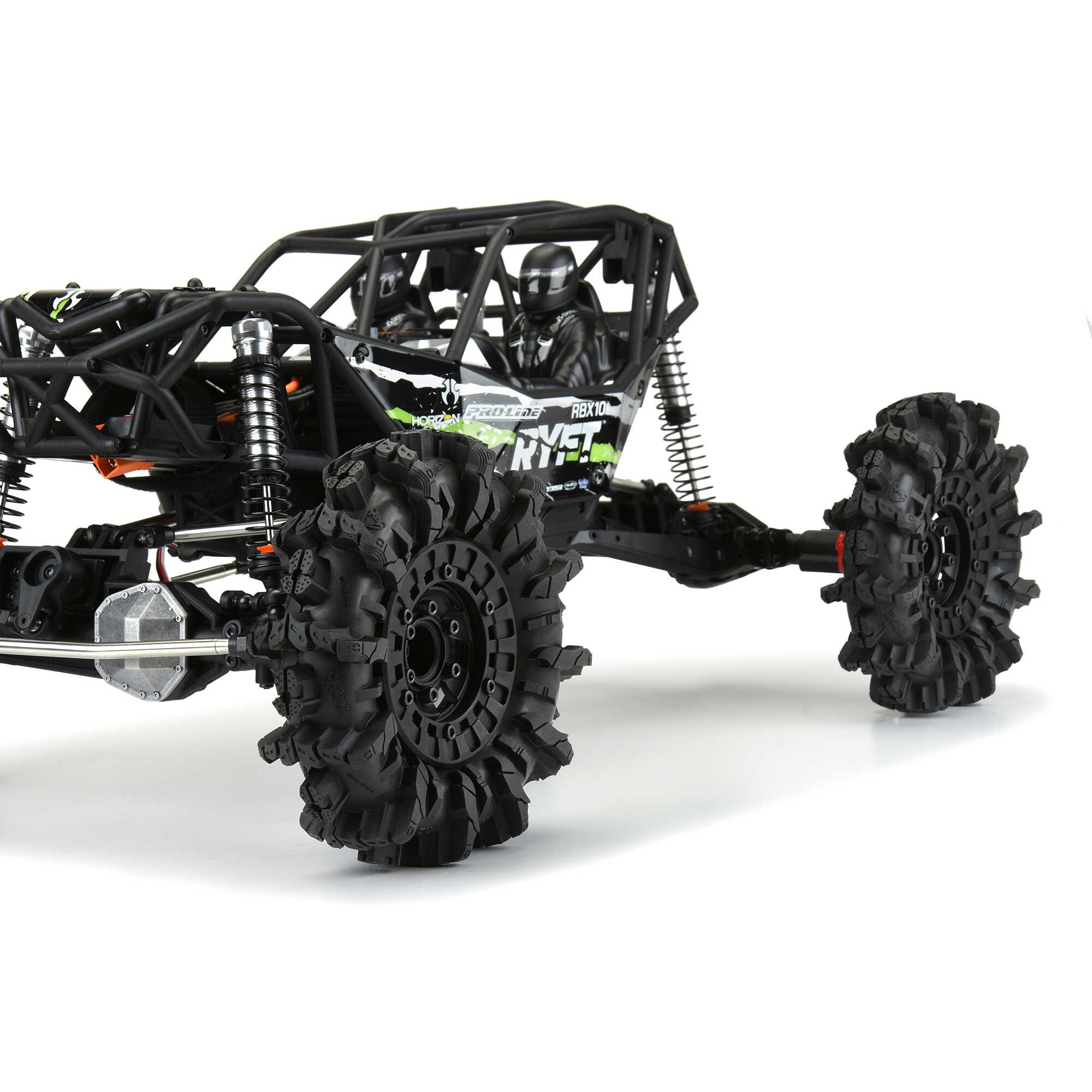 Pro-Line Racing 1/10 Vice CrushLock Front/Rear 2.6" 12mm Crawling Wheels (2) Blk/Blk