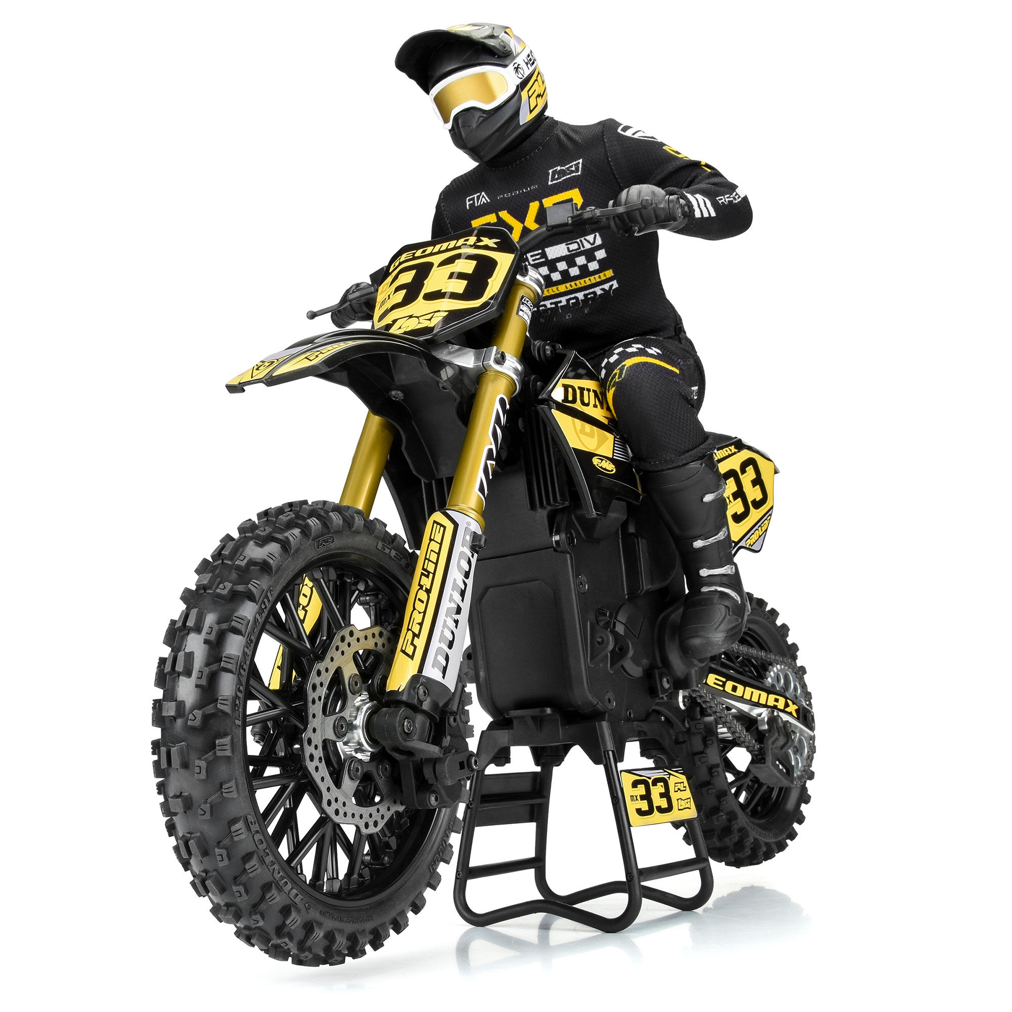 Pro-Line Racing 1/4 Dunlop Geomax MX33 V2 Bead M2 Front Tire: Promoto-MX