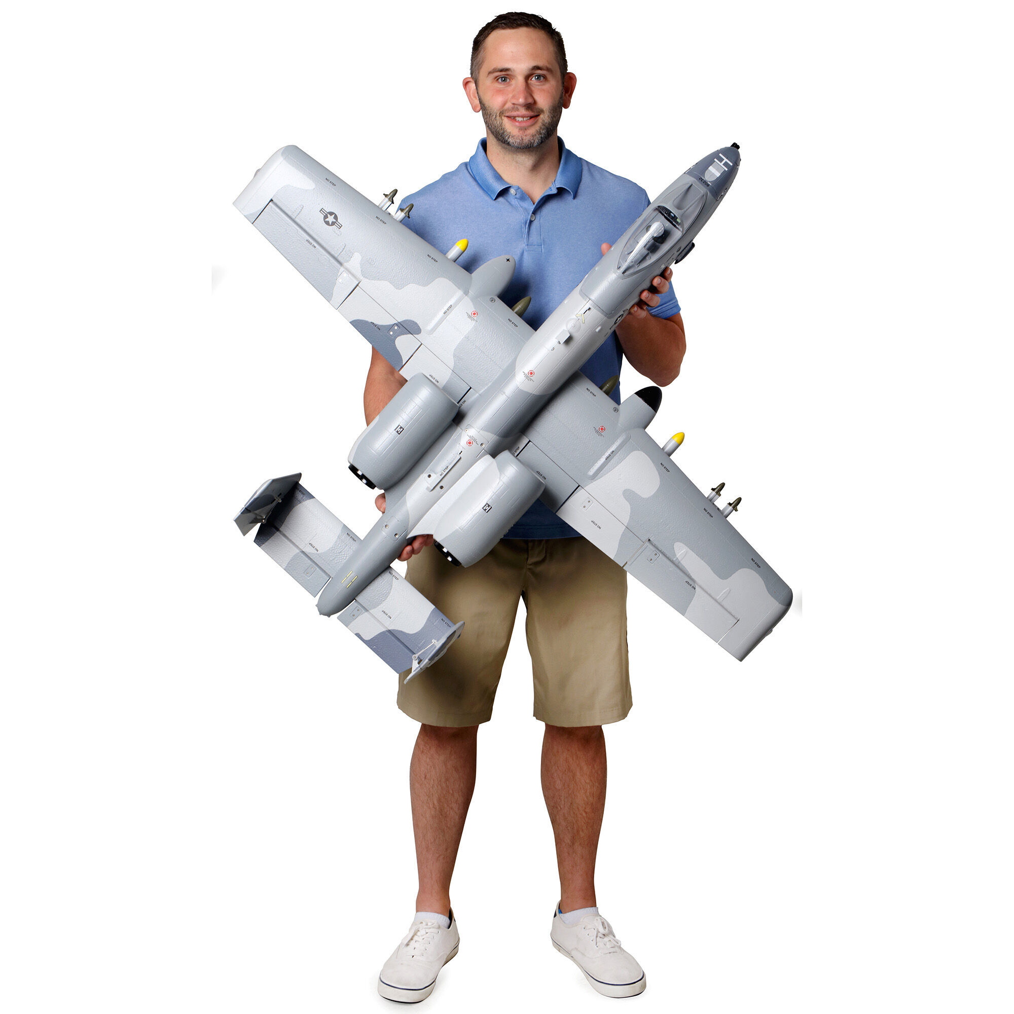 E-flite A-10 Thunderbolt II Twin 64mm EDF BNF Basic with AS3X and SAFE Select